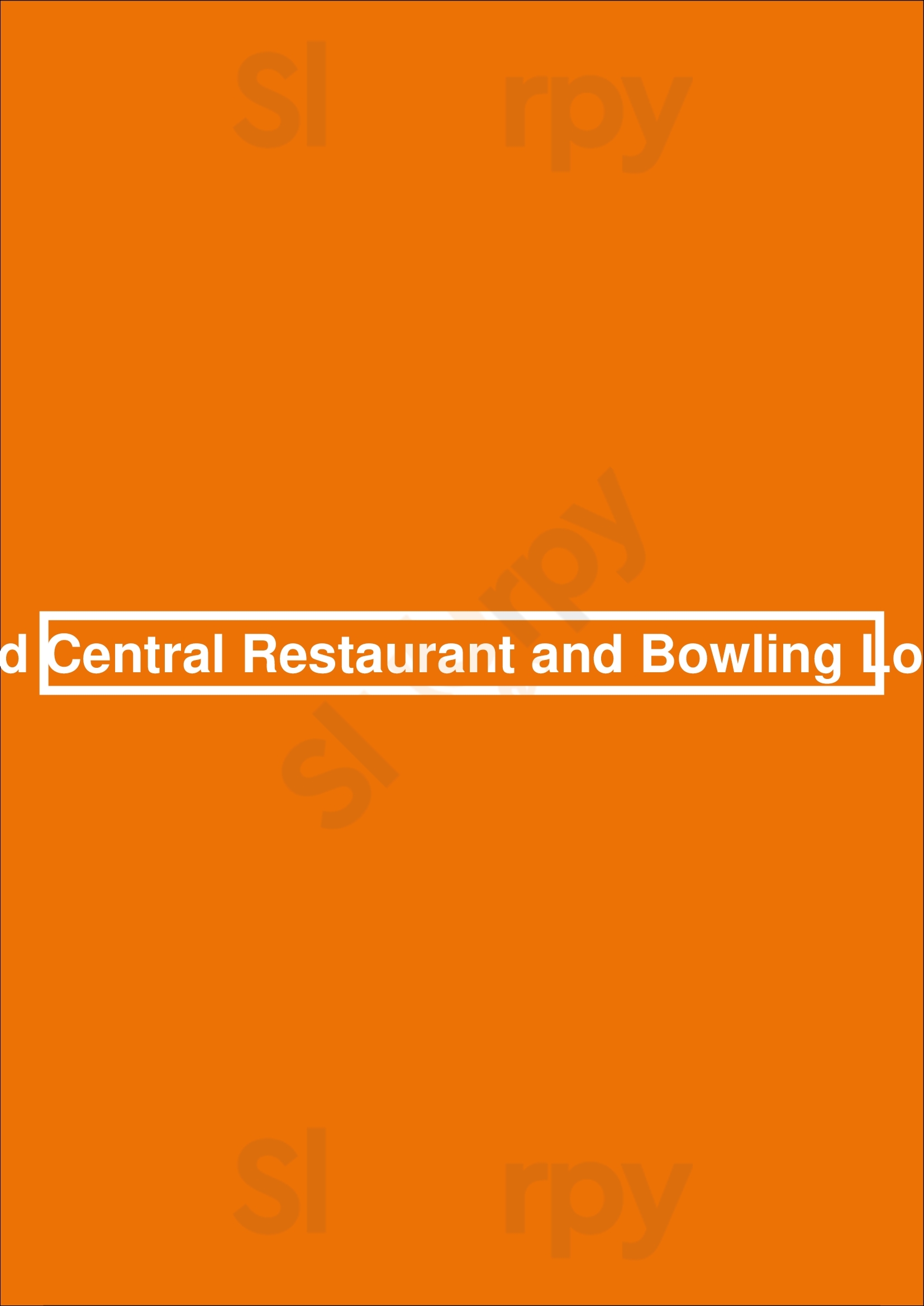 Main Menu - Grand Central Bowl & Arcade