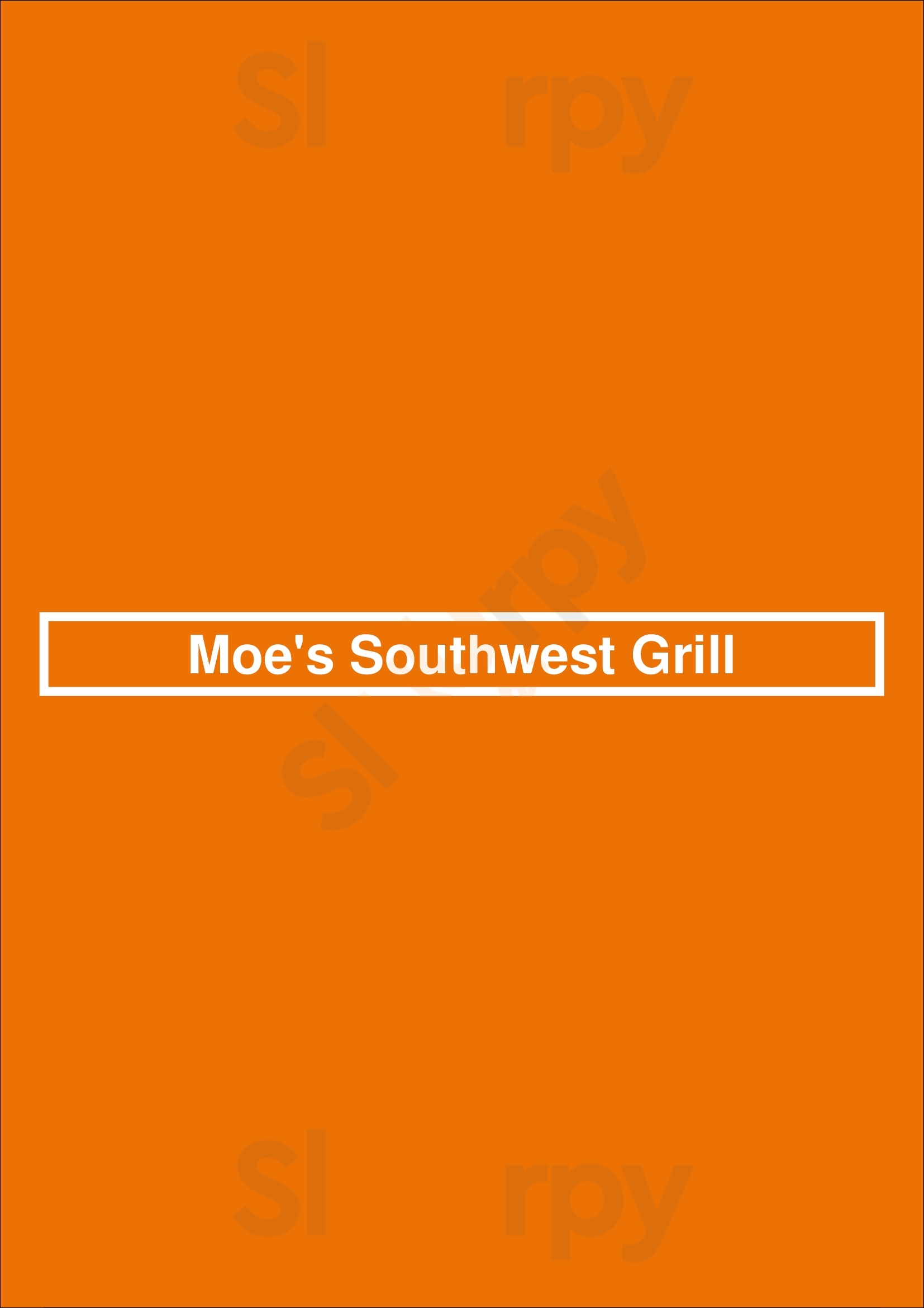 Main Menu - Moe's Southwest Grill