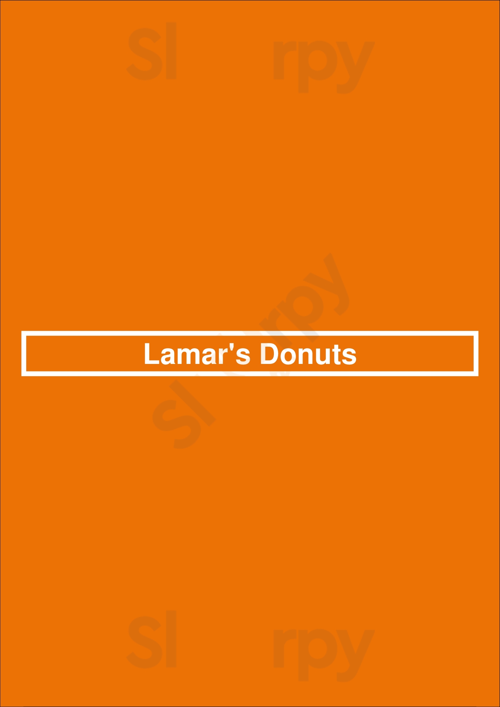 Lamar's Donuts And Coffee Omaha Menu - 1