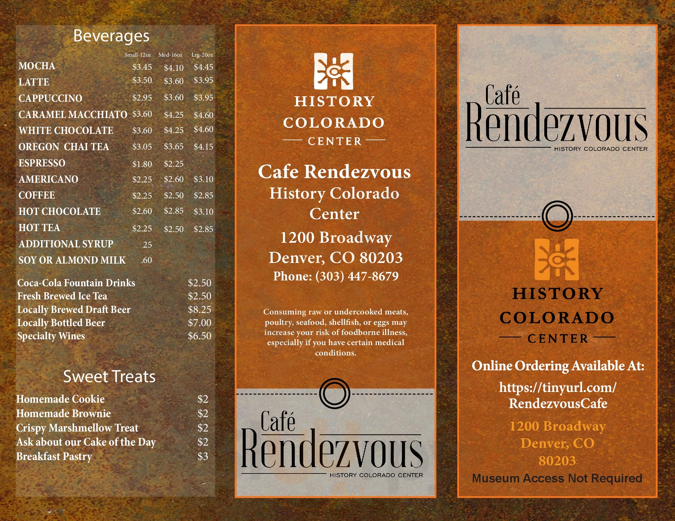 Cafe Rendezvous Denver Menu - 1
