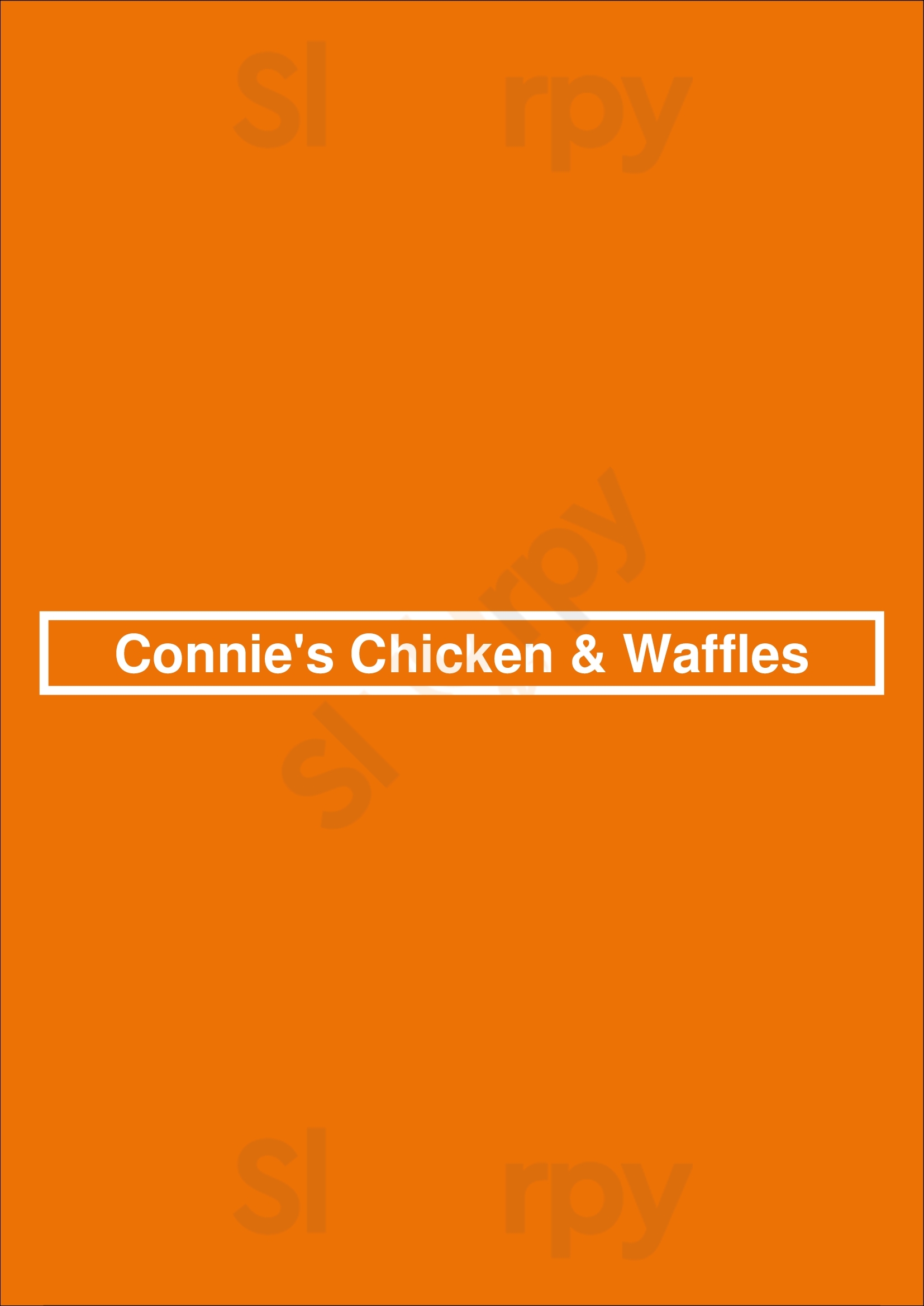 Connie's Chicken & Waffles Baltimore Menu - 1