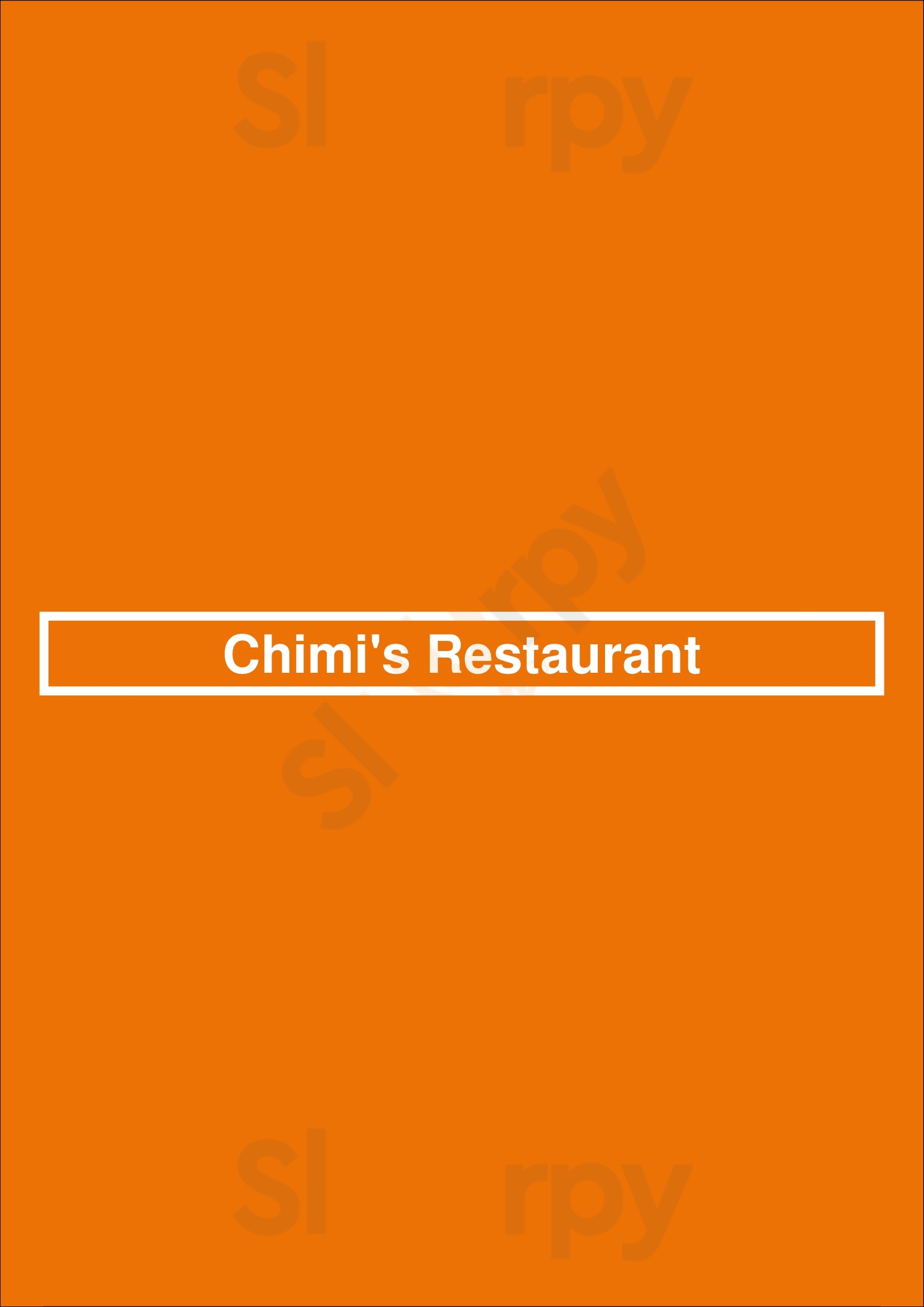 Chimi's Mexican Restaurant Tulsa Menu - 1