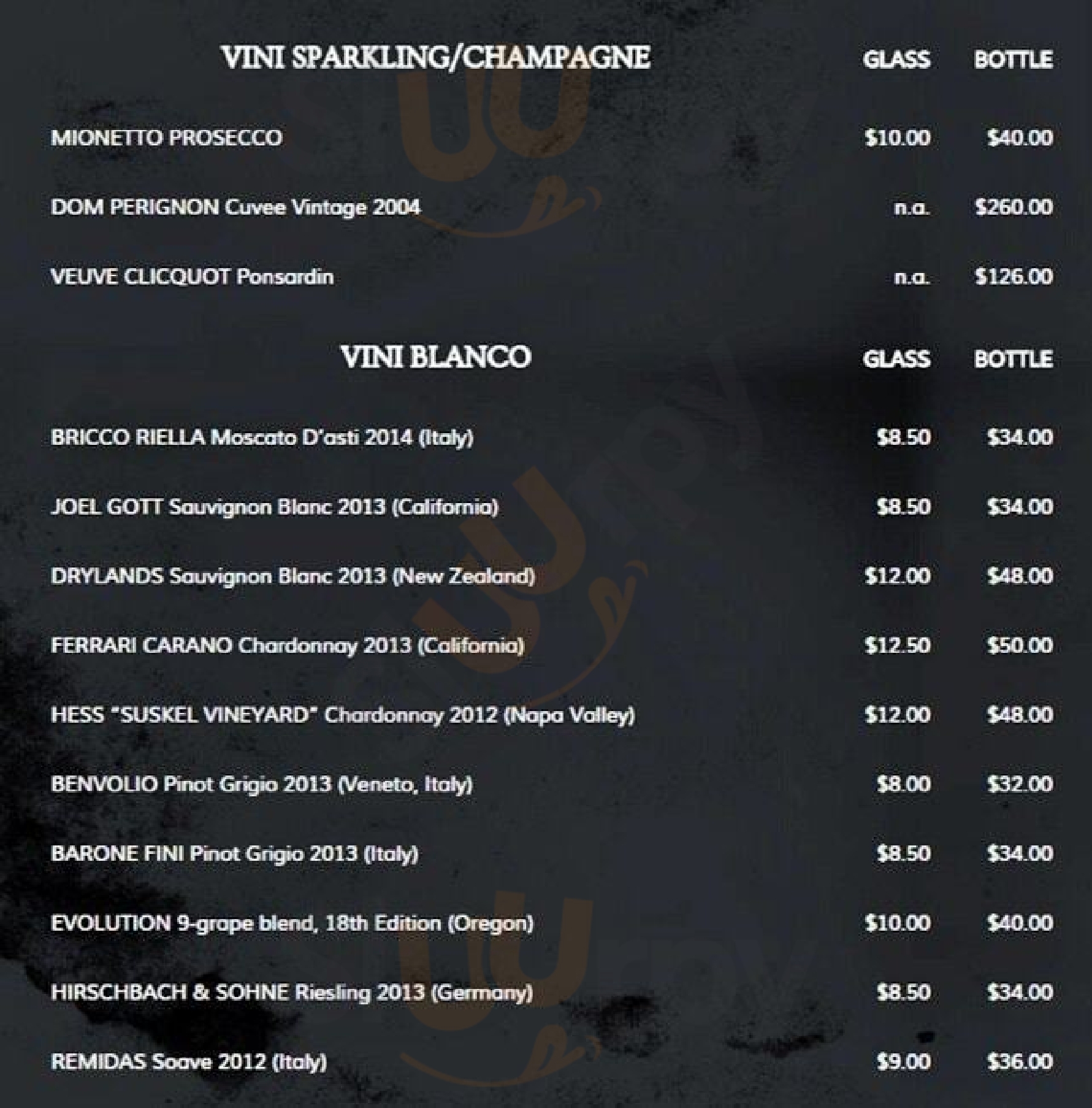 Zia's Lago Vista Chicago Menu - 1