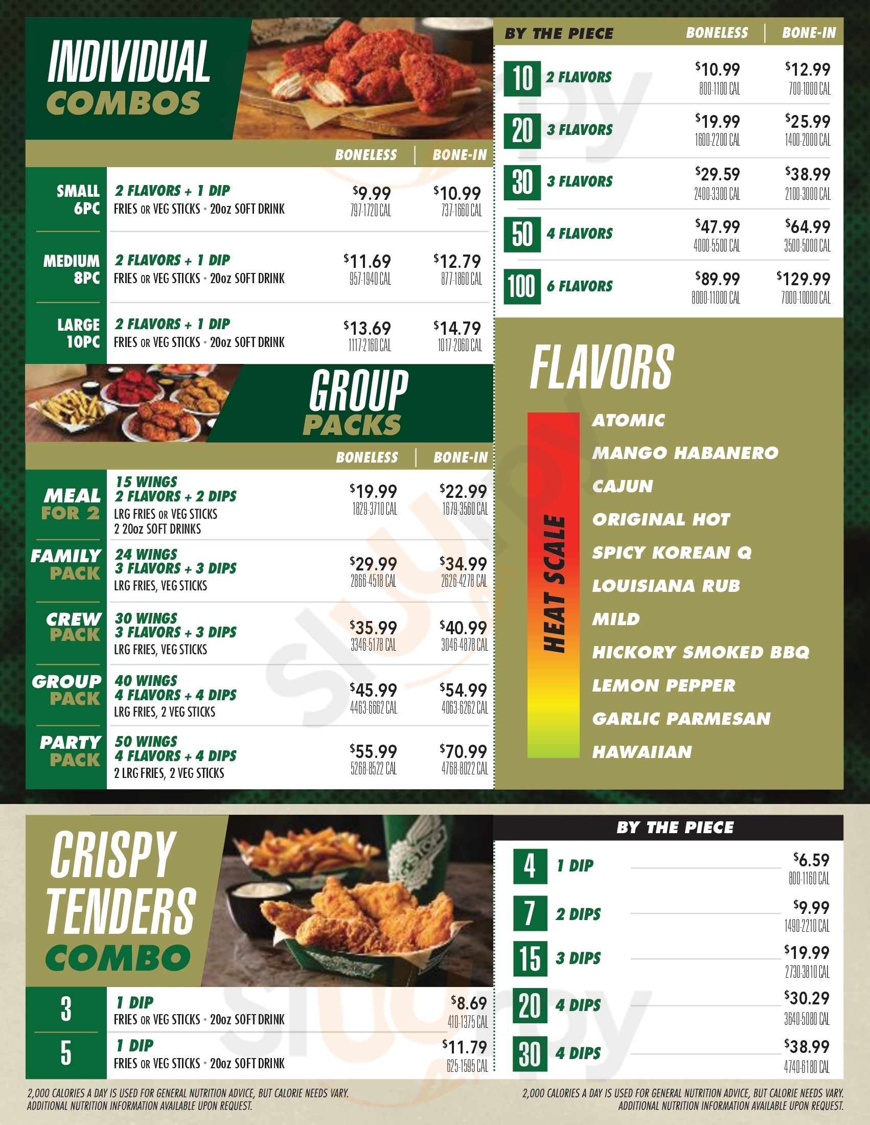 Wingstop Memphis Menu - 1