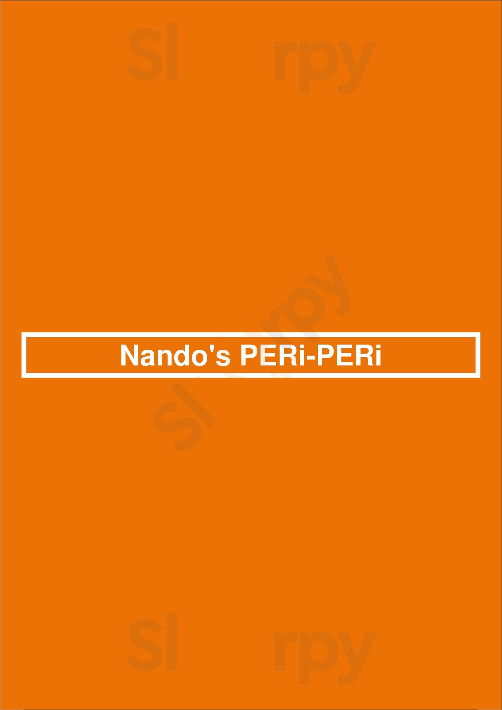 Nando's Peri-peri Washington DC Menu - 1