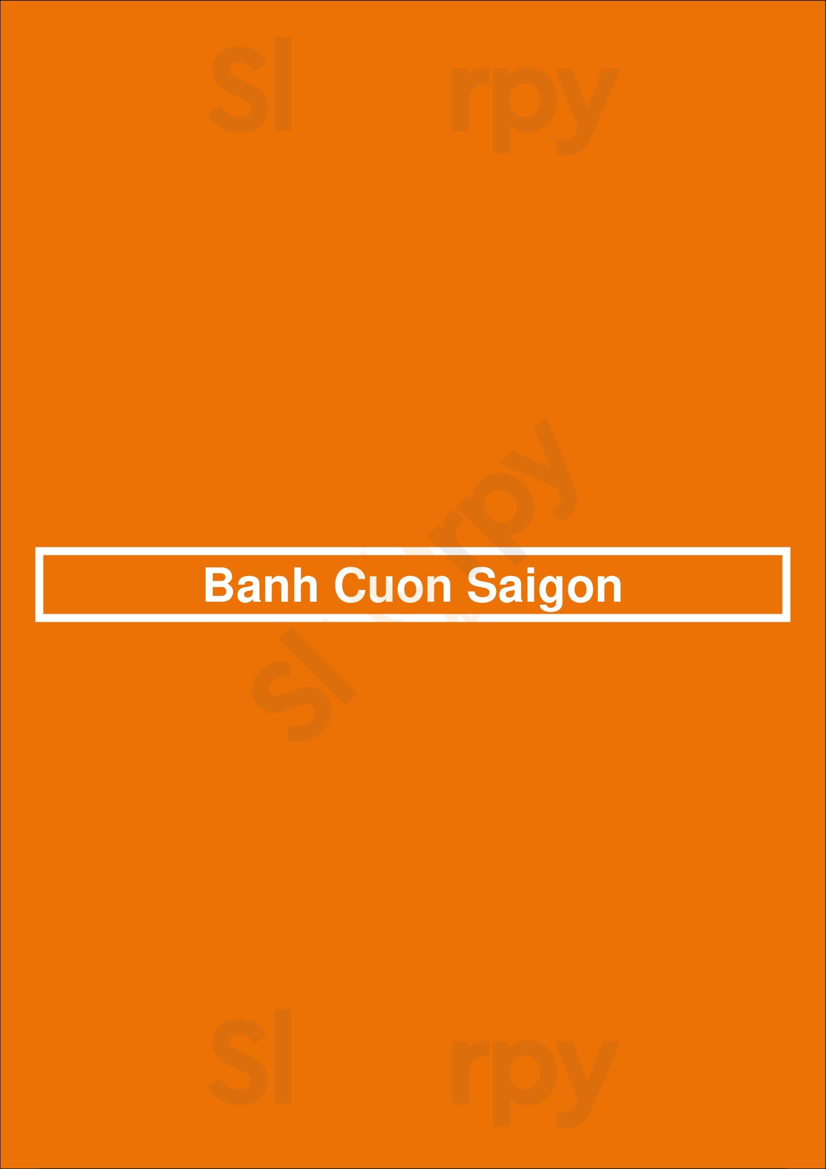 Banh Cuon Saigon San Jose Menu - 1