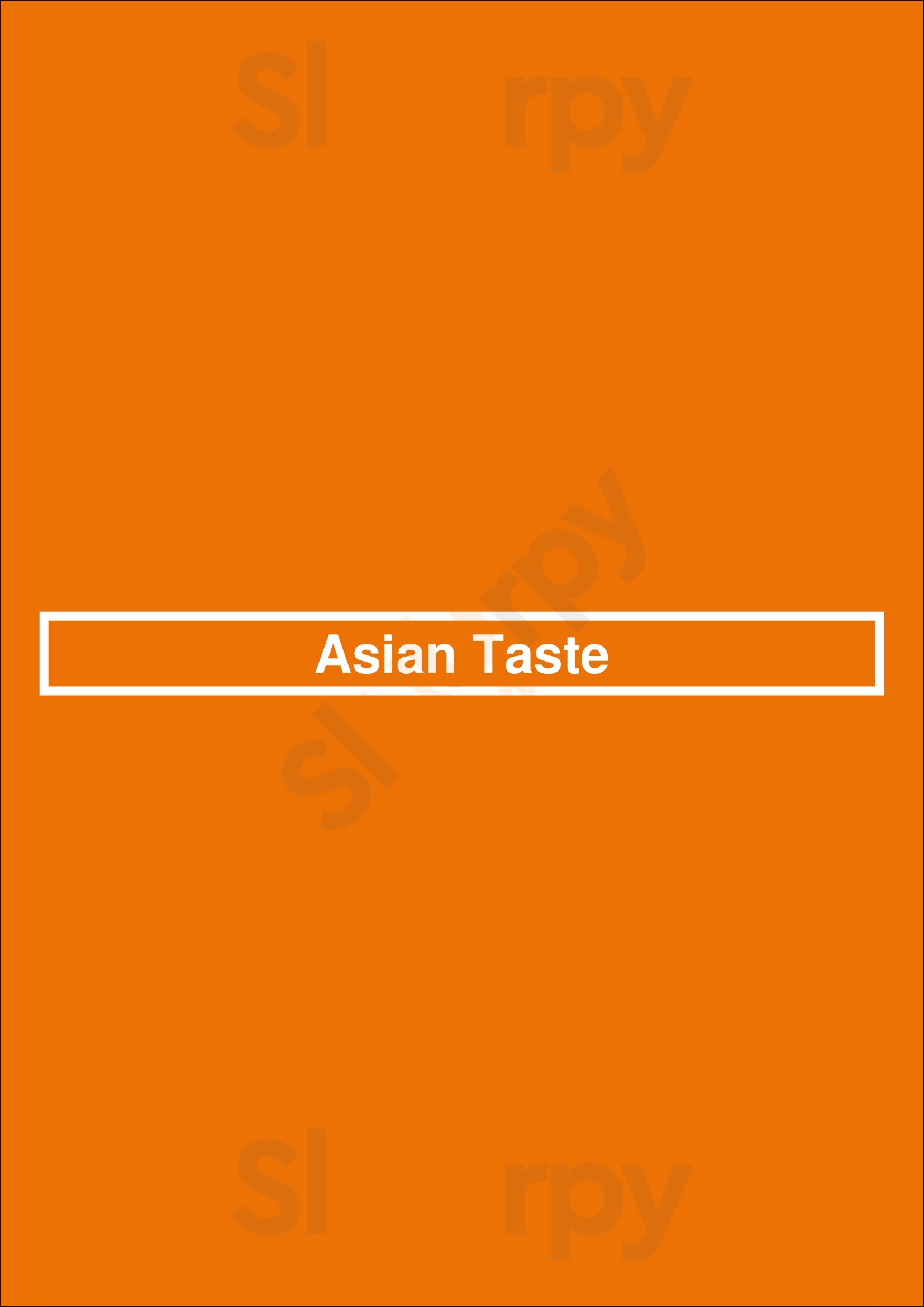 Asian Taste Baltimore Menu - 1