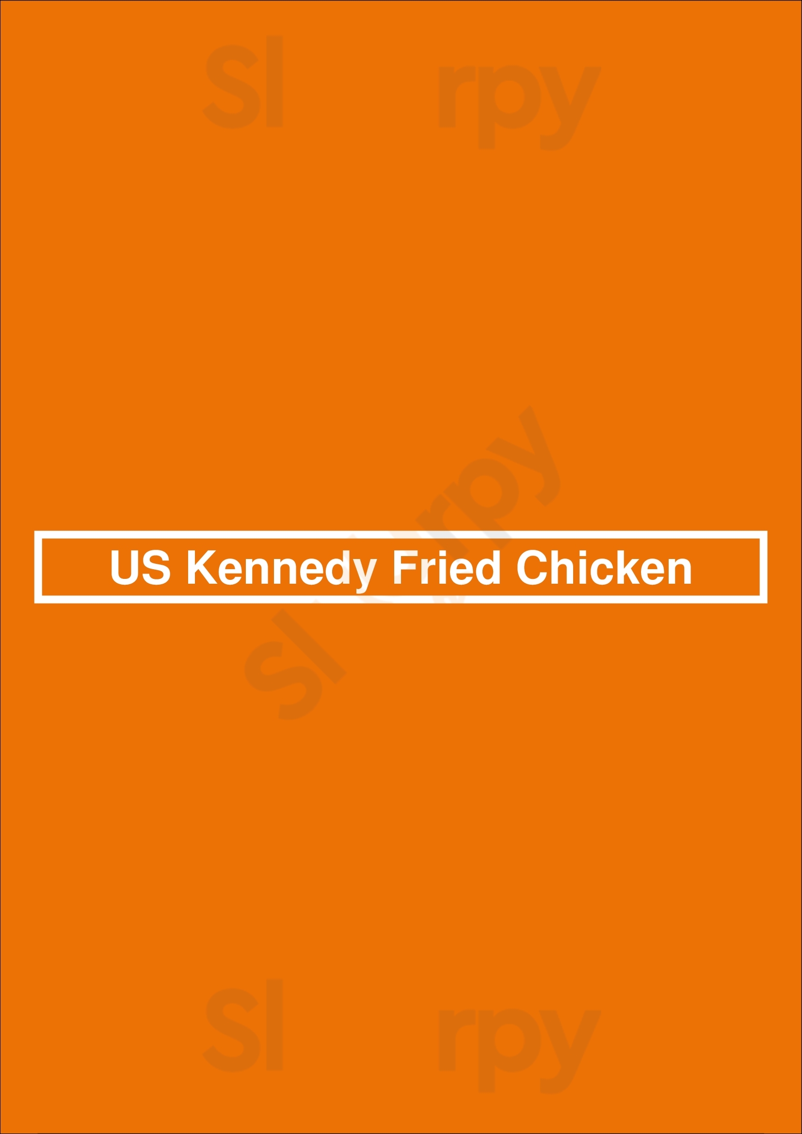 Main Menu - Us Kennedy Fried Chicken
