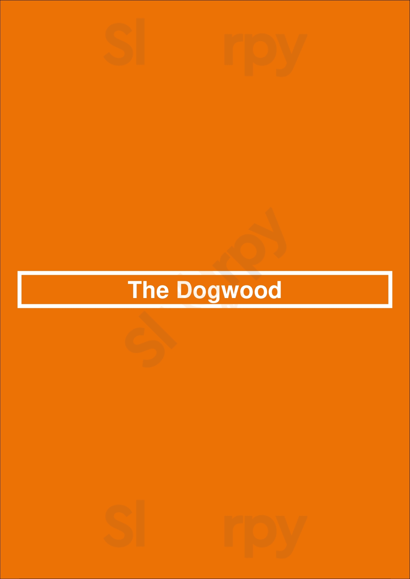 The Dogwood Austin Menu - 1
