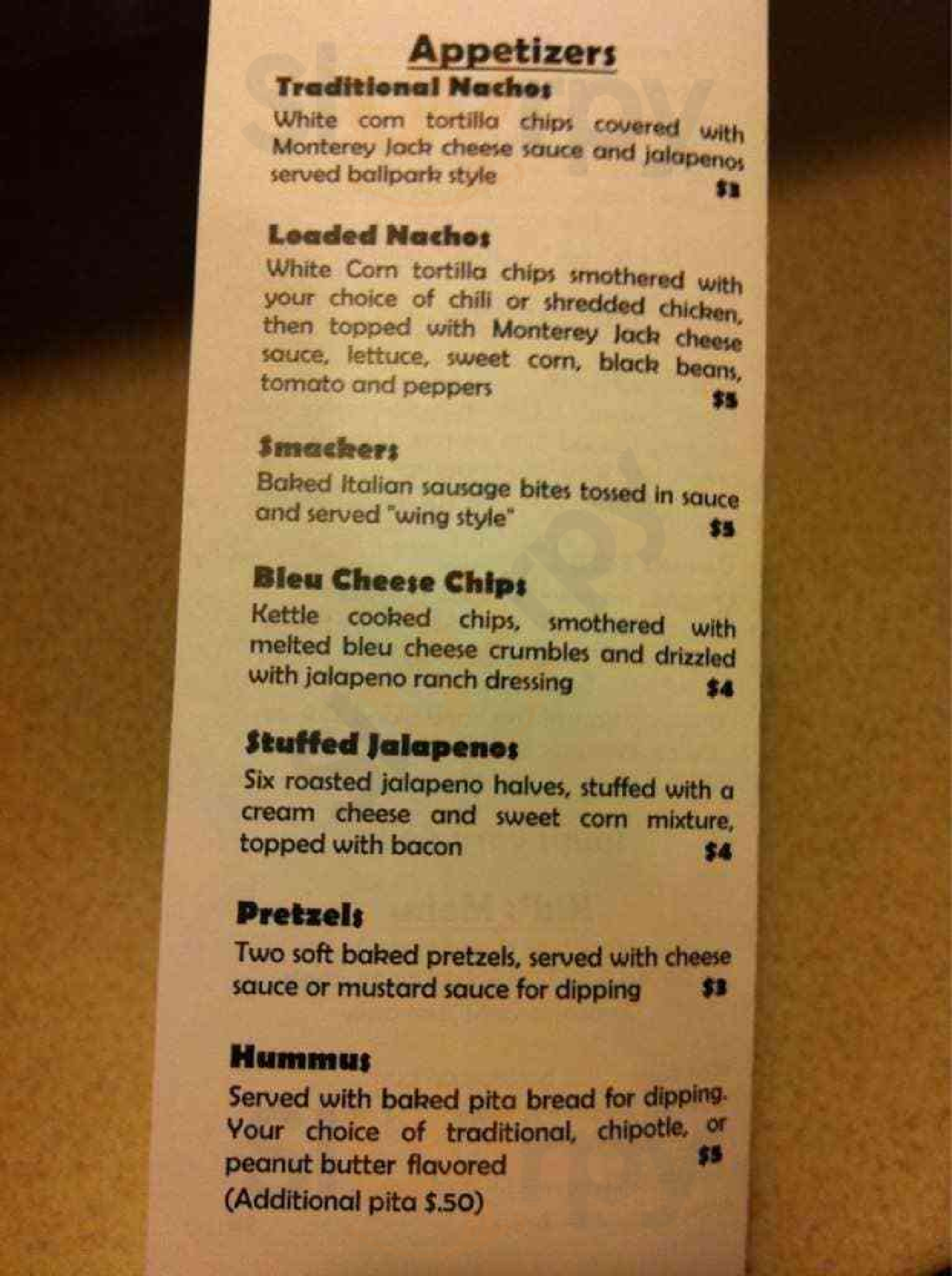 Main Menu - Murphy's On 21