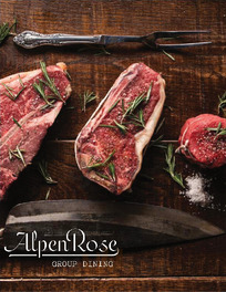 Alpen Rose menu