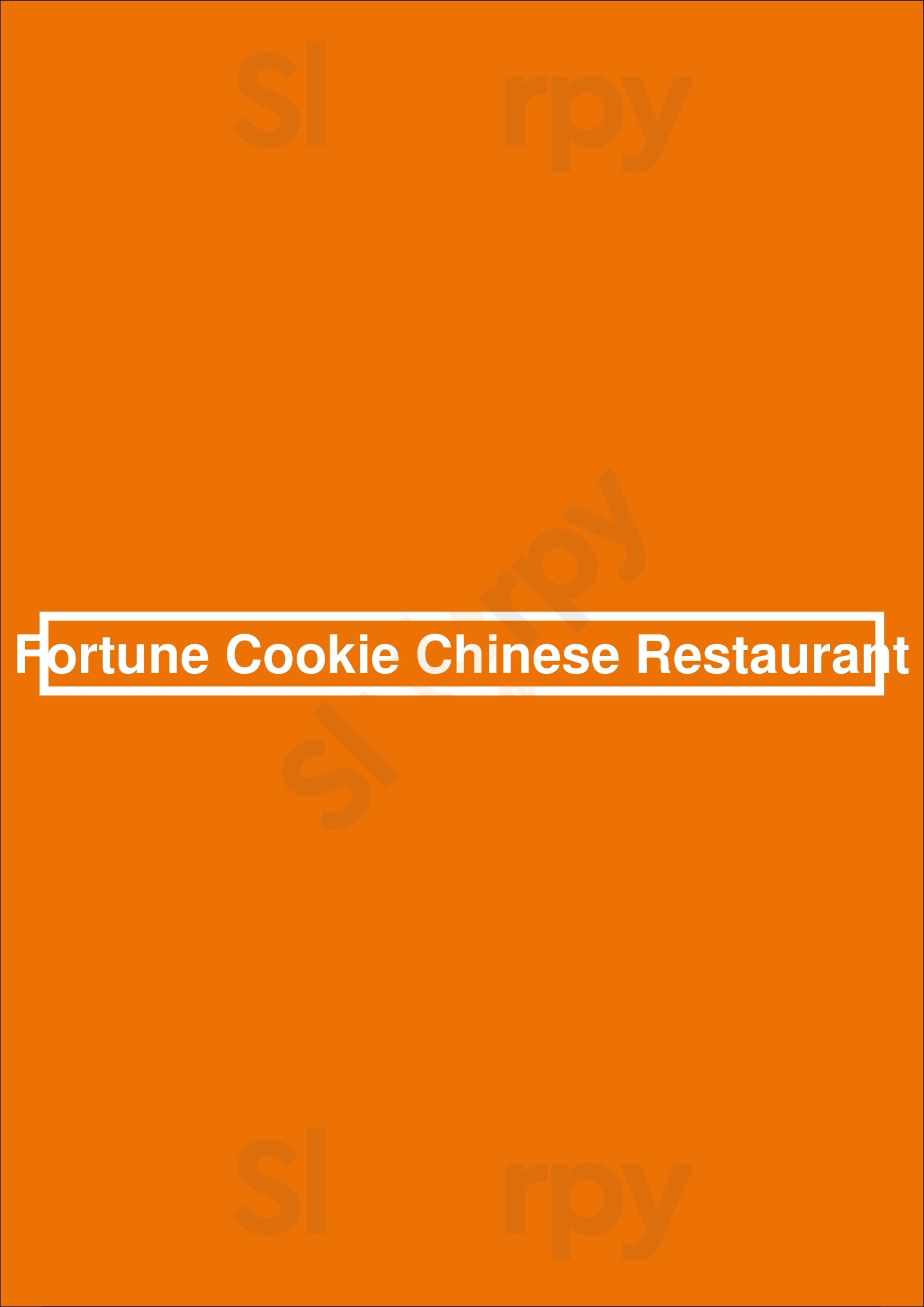 Fortune Cookie Chinese Restaurant Charlotte Menu - 1