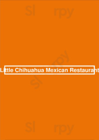 The Little Chihuahua menu