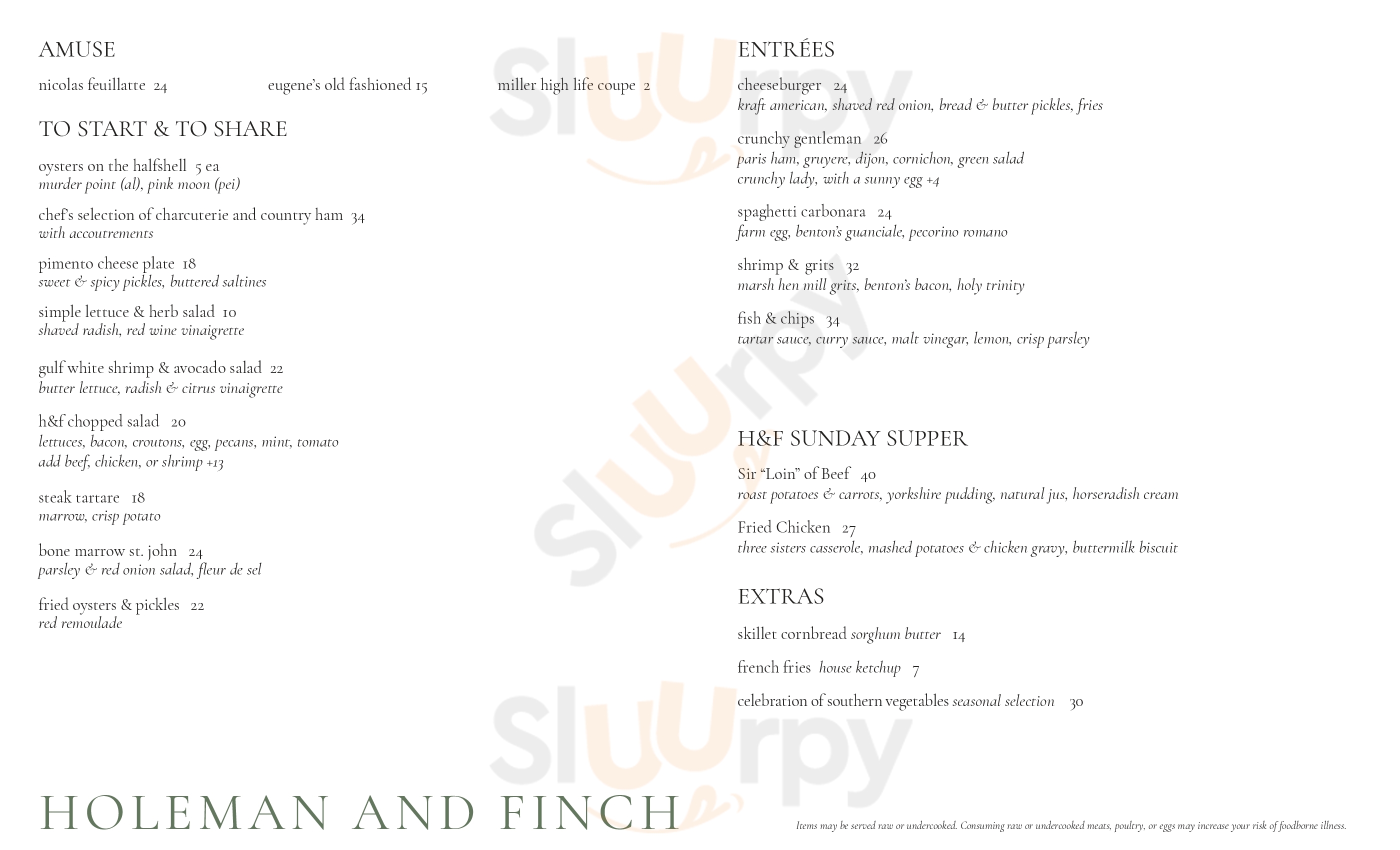 Main Menu - H&f Burger