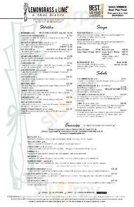 Lemongrass & Lime - A Thai Bistro