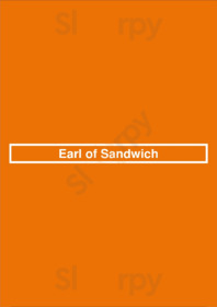 Earl Of Sandwich menu