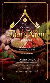Thai Naan Snohomish menu