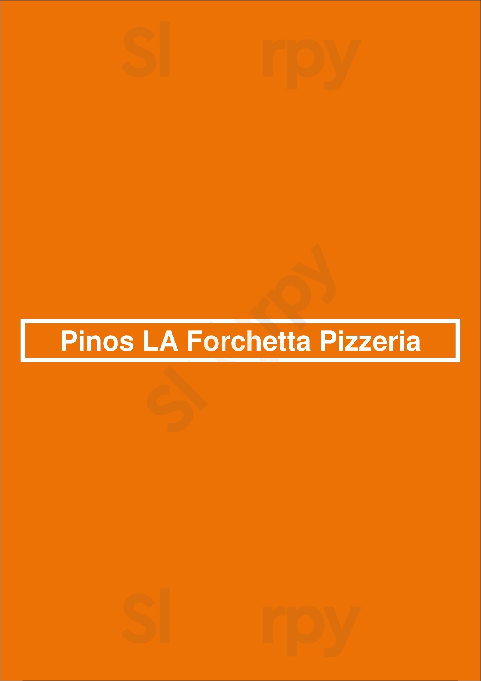 Pino's La Forchetta Pizza Brooklyn Menu - 1