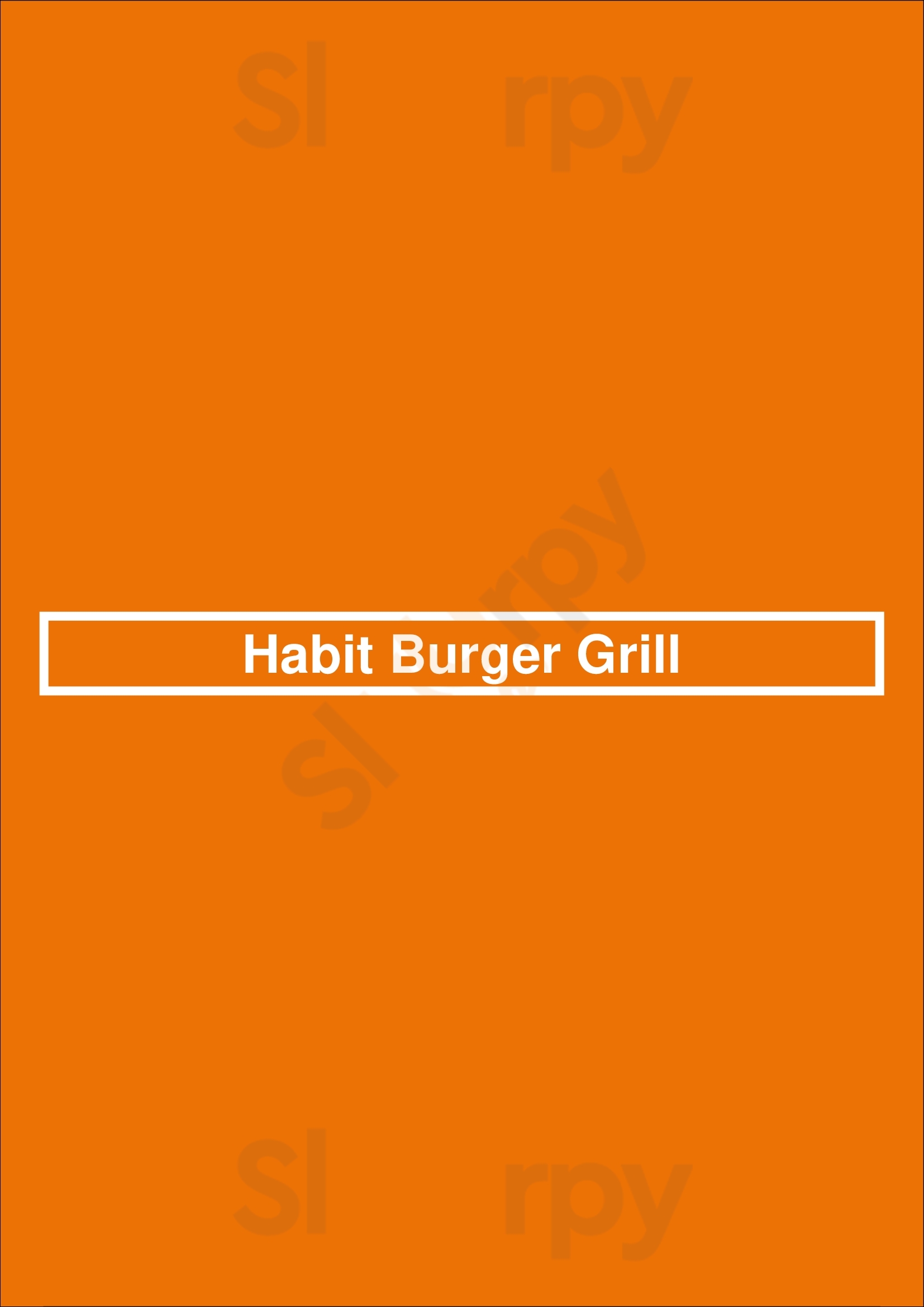 Main Menu - Habit Burger Grill