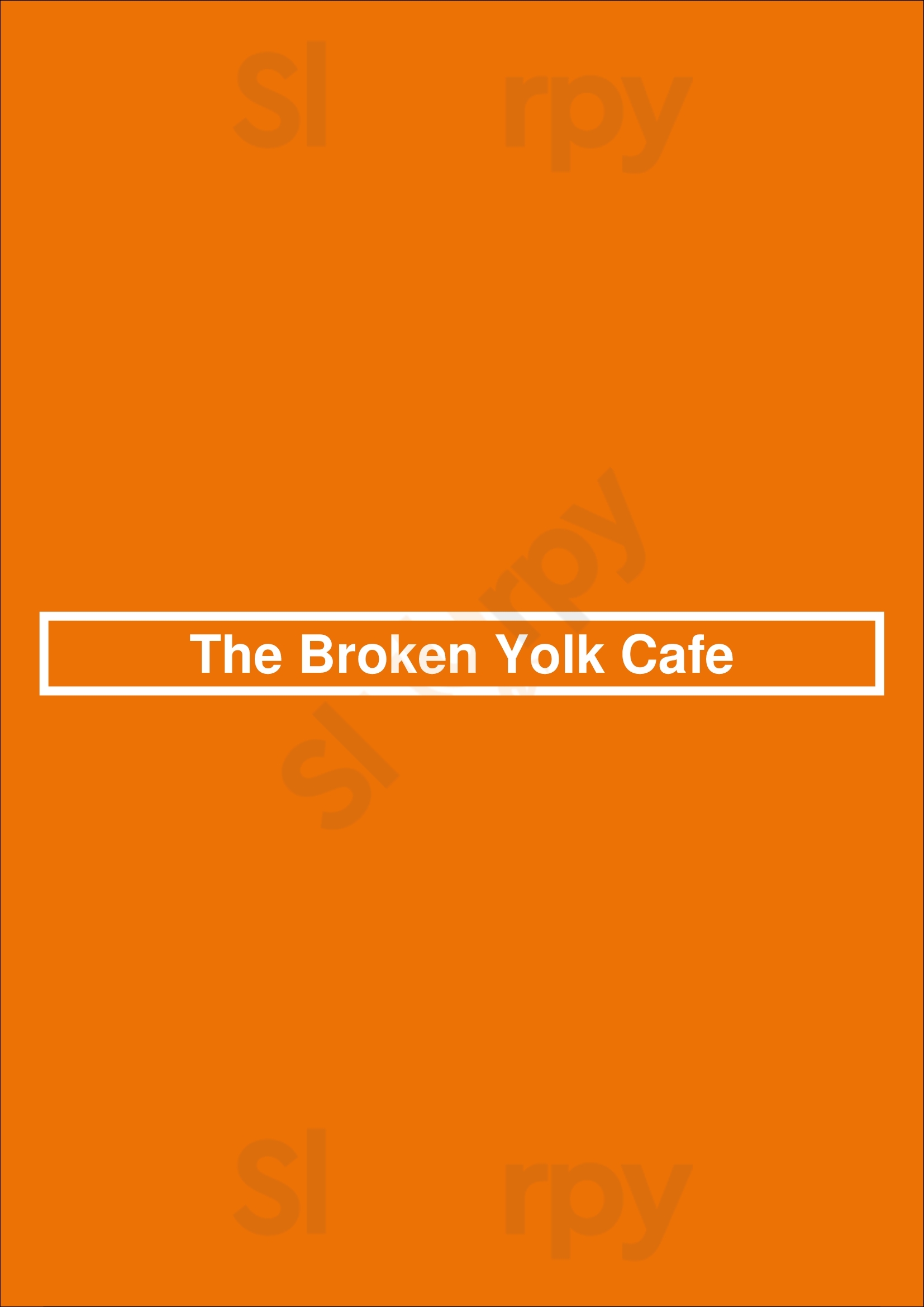 Broken Yolk Cafe Las Vegas Menu - 1