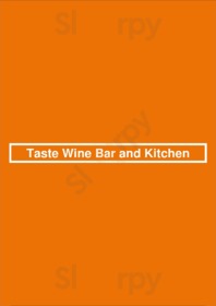 Taste Wine Bar And Kitchen, Boston