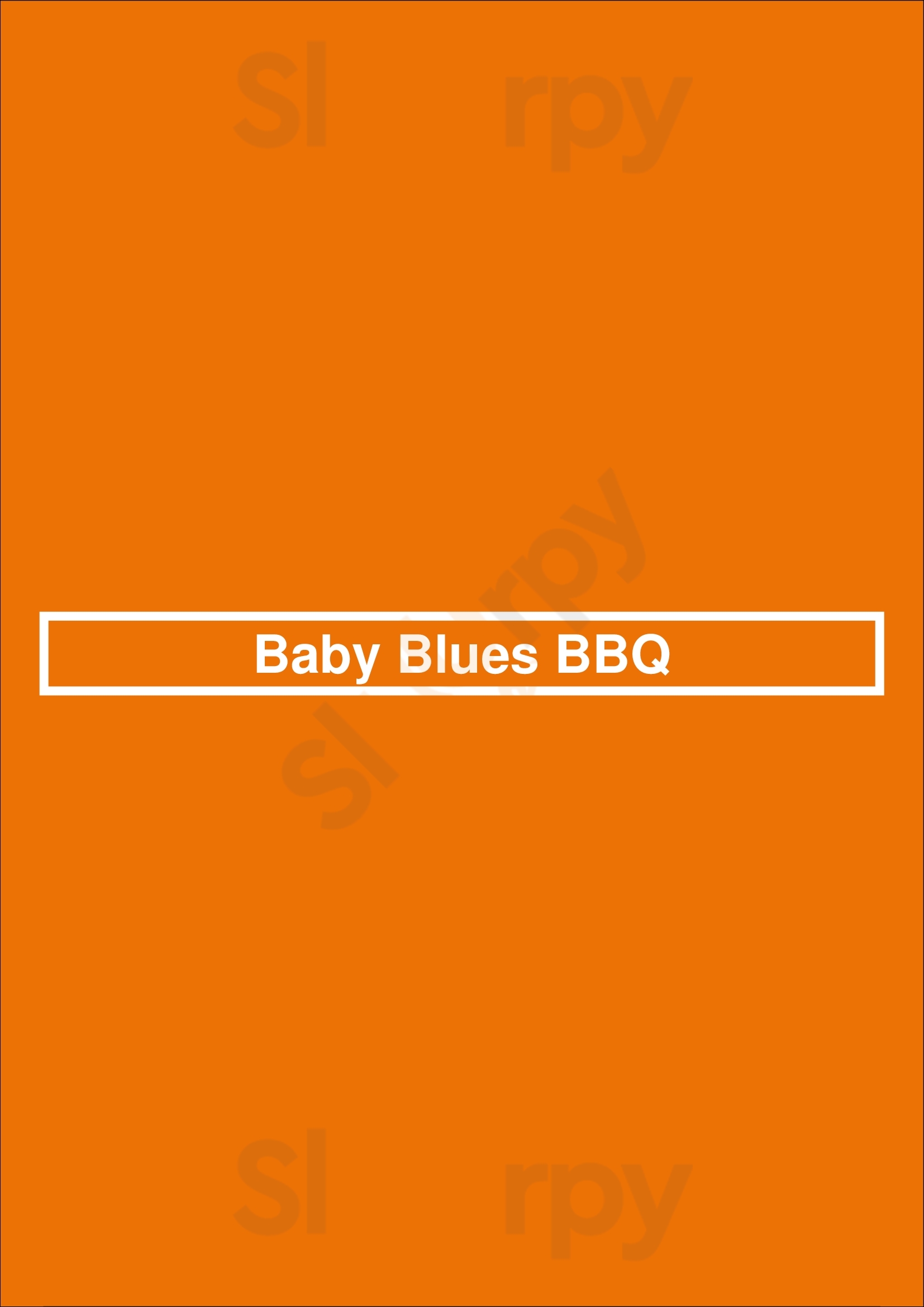 Baby Blues Bbq San Francisco Menu - 1