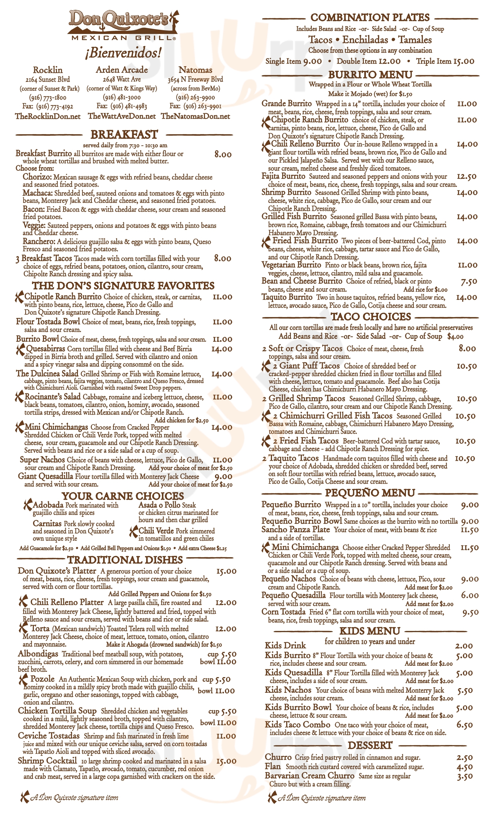 Main Menu - Don Quixote's