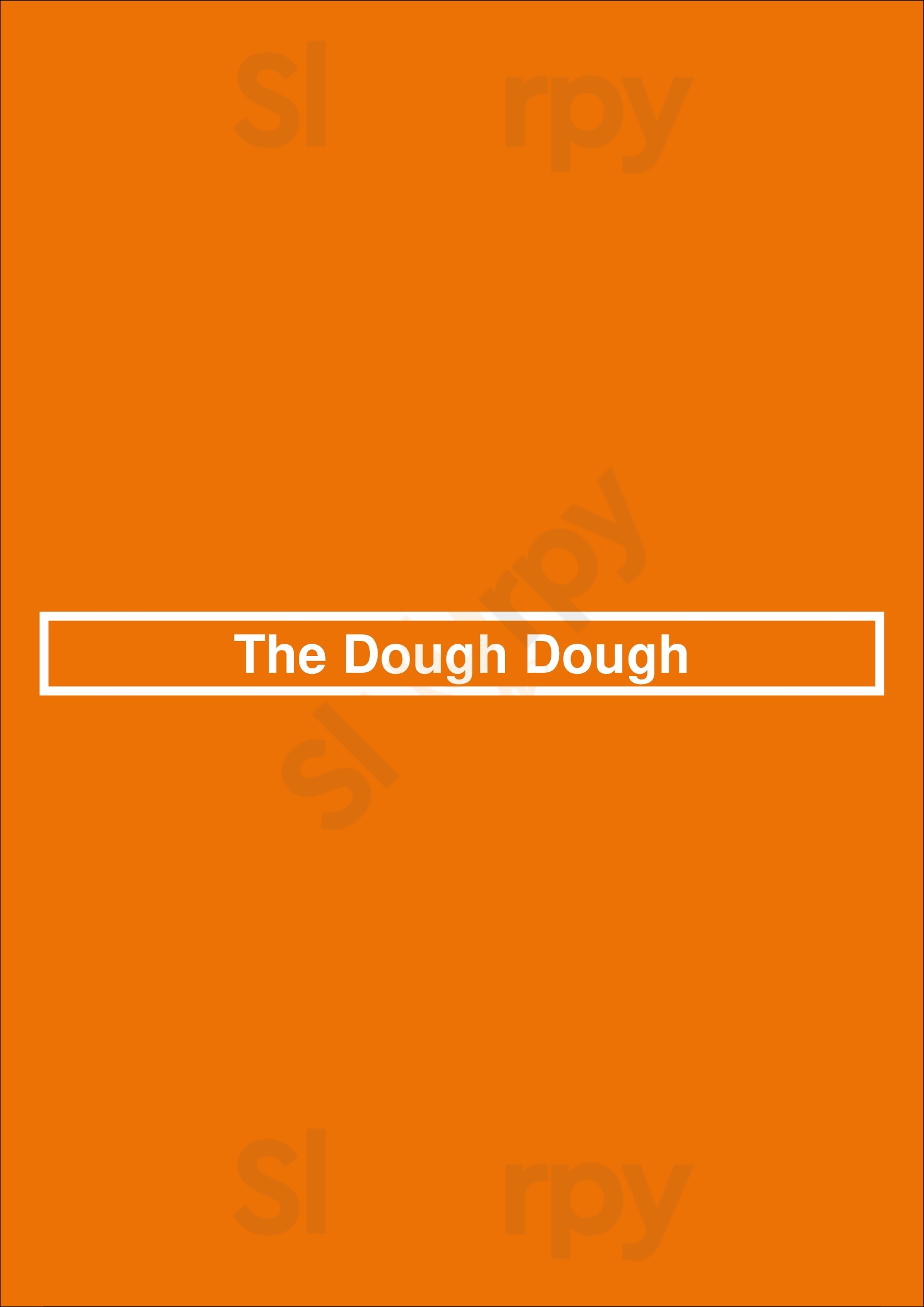 The Dough Dough Dallas Menu - 1