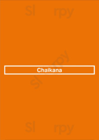 Chaikana menu