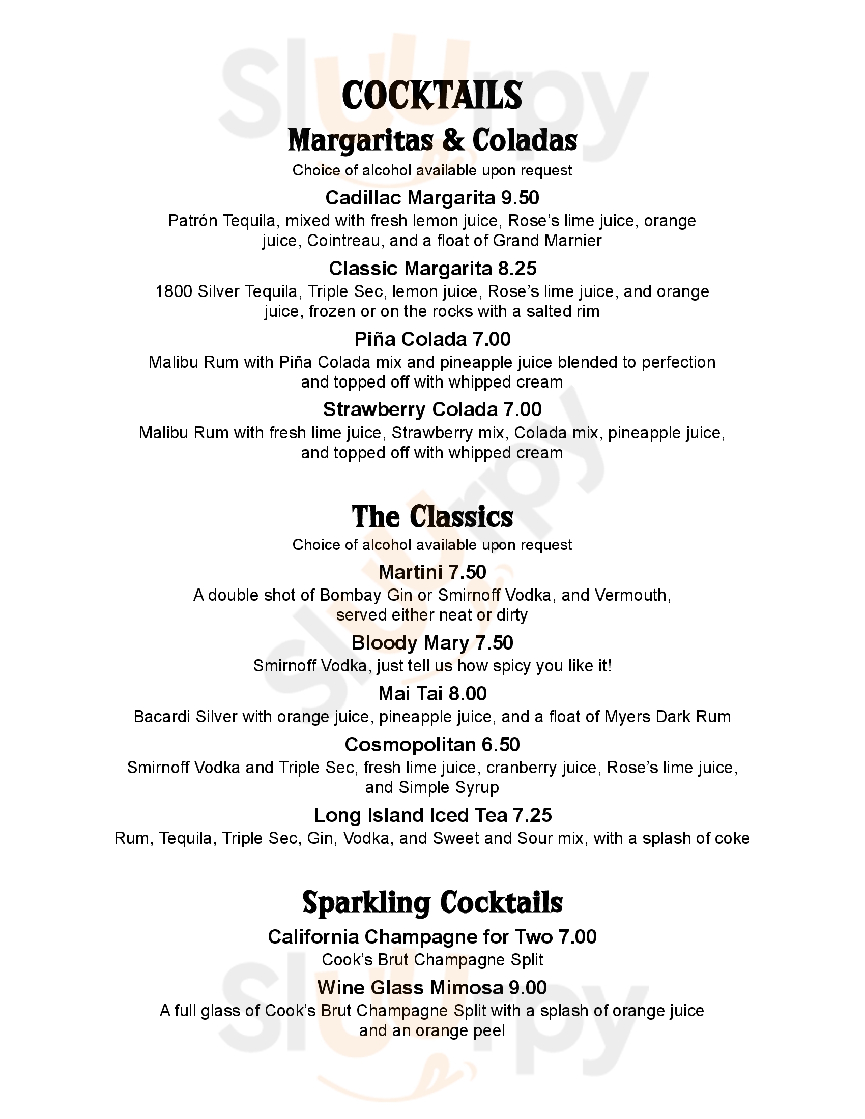 Main Menu - Jerry's Nugget Casino