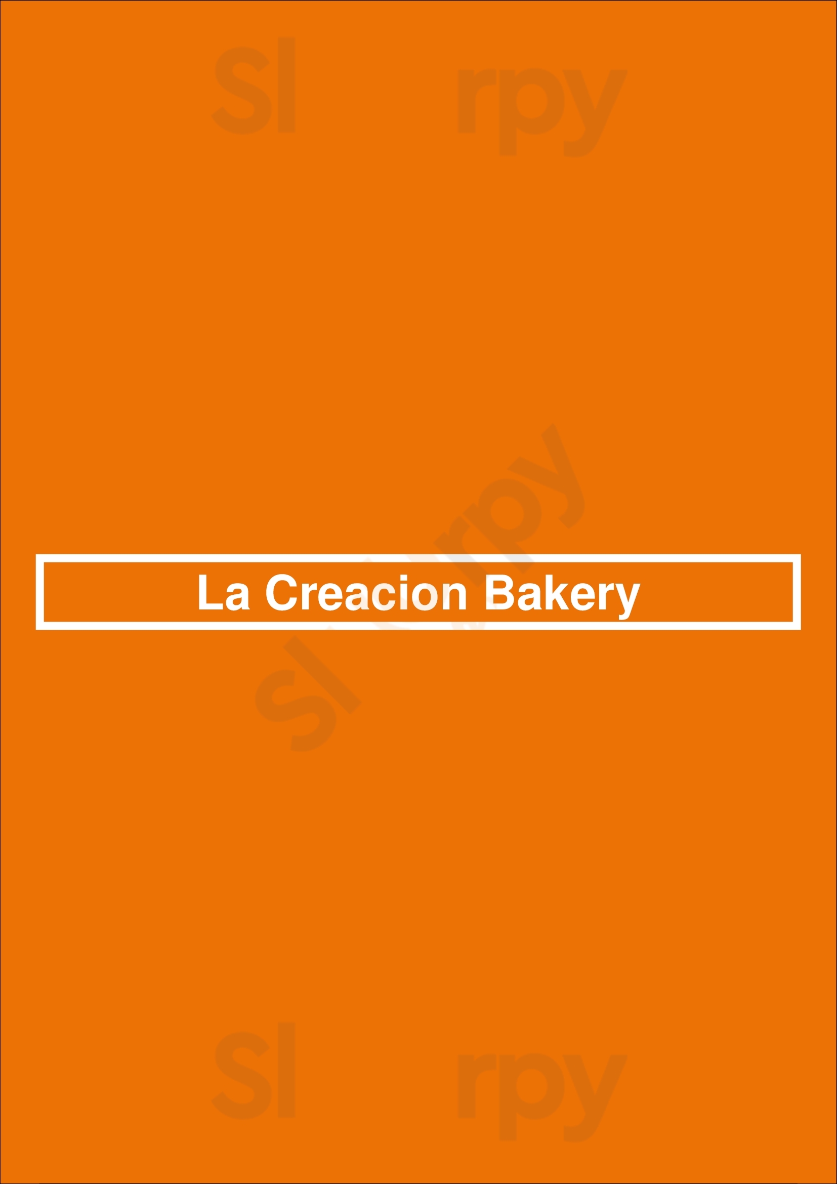 La Creacion Bakery Tampa Menu - 1