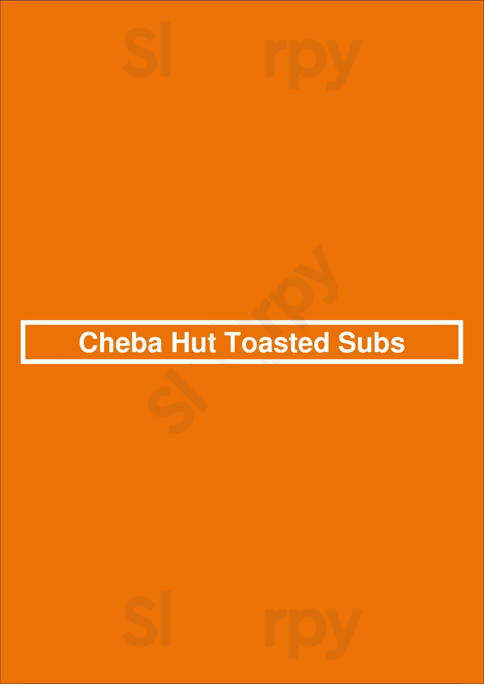 Main Menu - Cheba Hut Toasted Subs