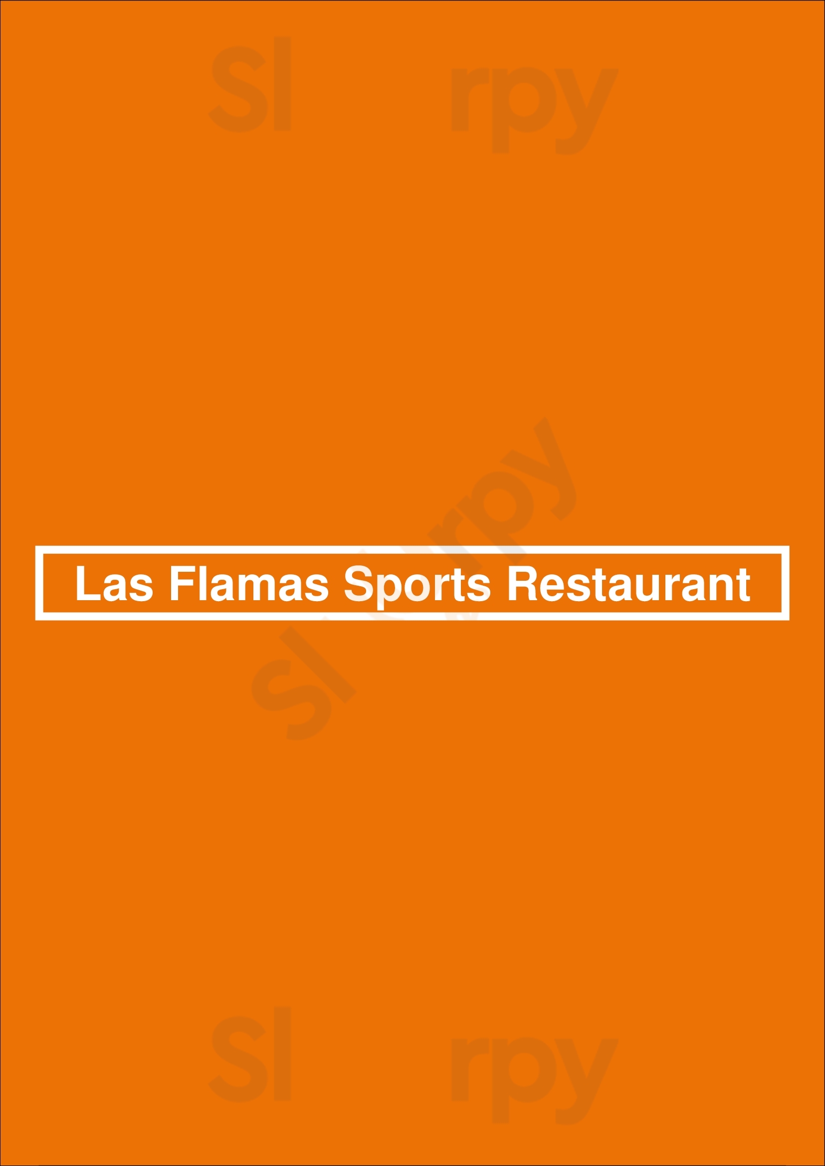 Las Flamas Sports Restaurant Dallas Menu - 1
