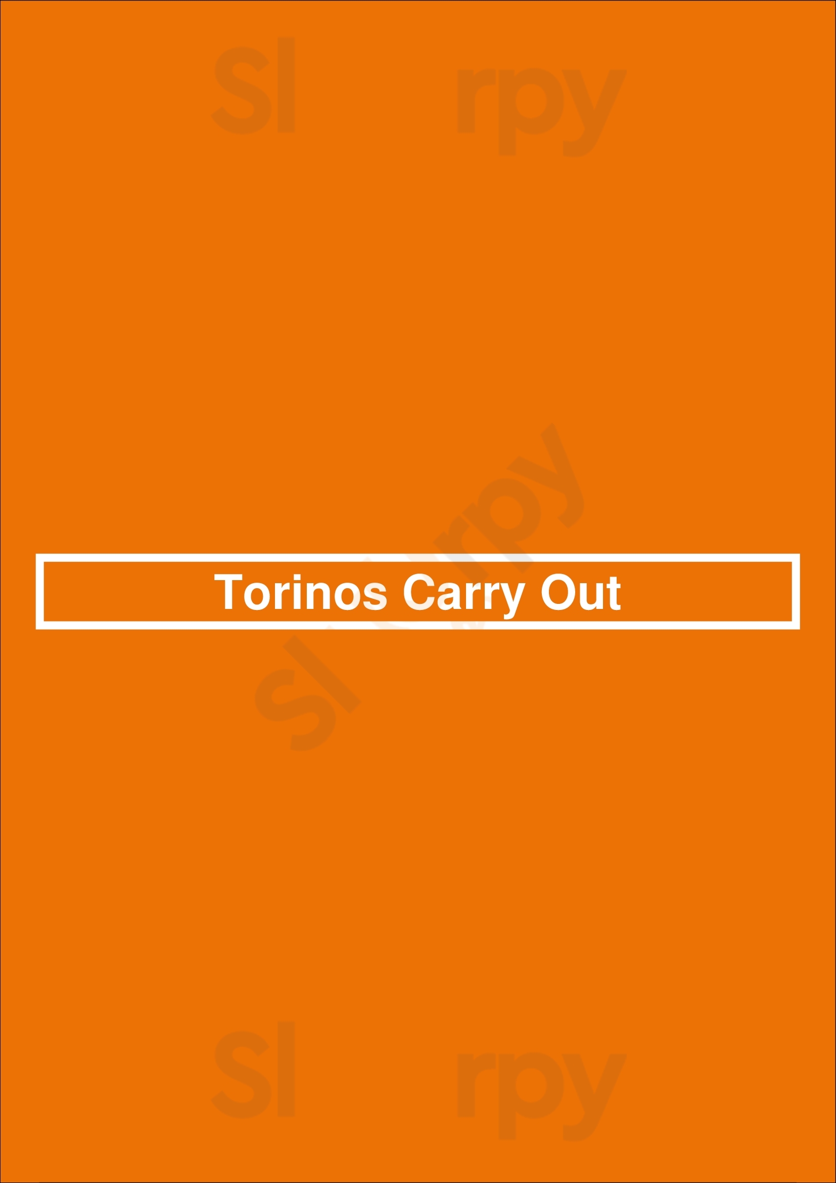 Torinos Carry Out Baltimore Menu - 1