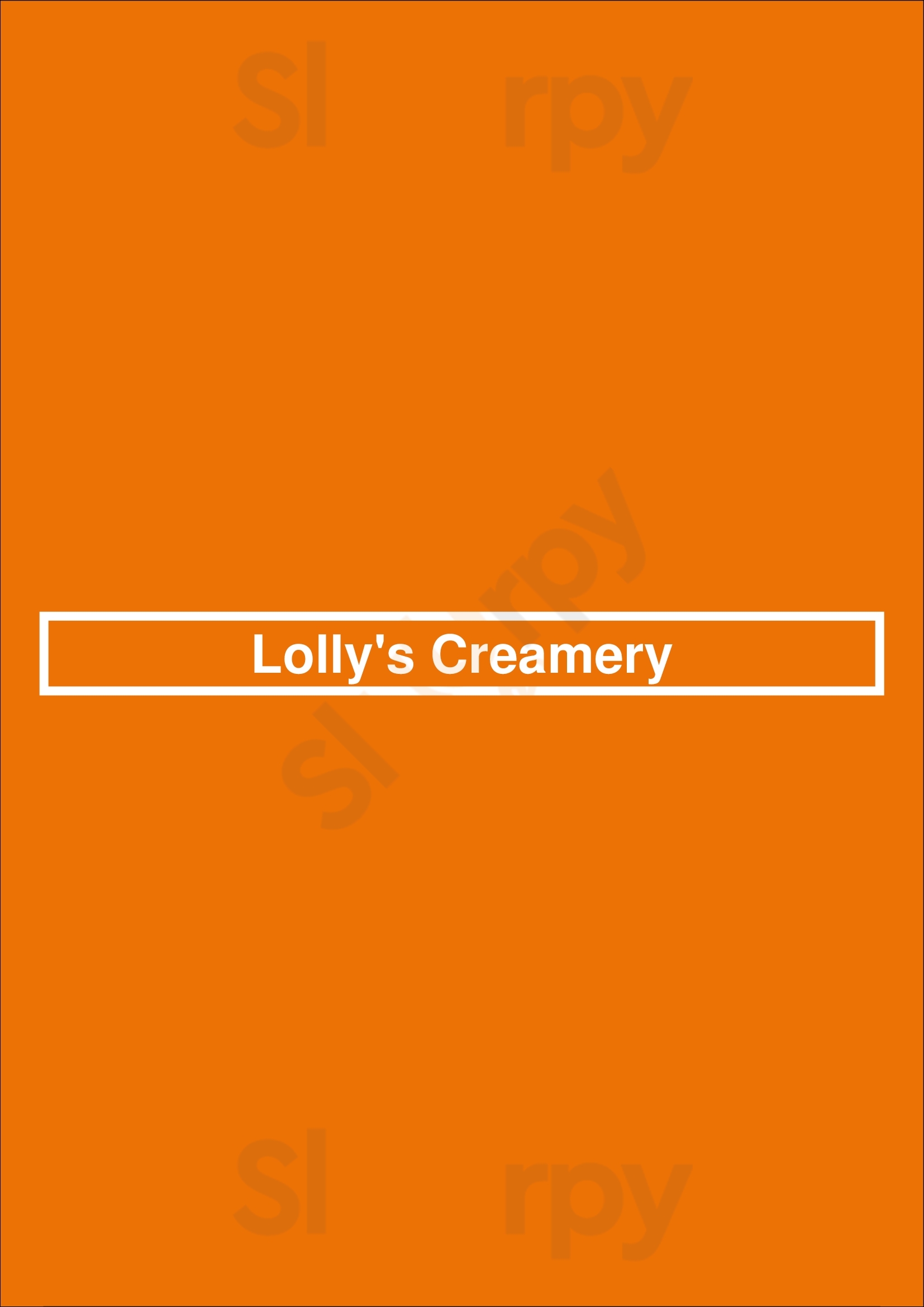 Lolly's Creamery Virginia Beach Menu - 1
