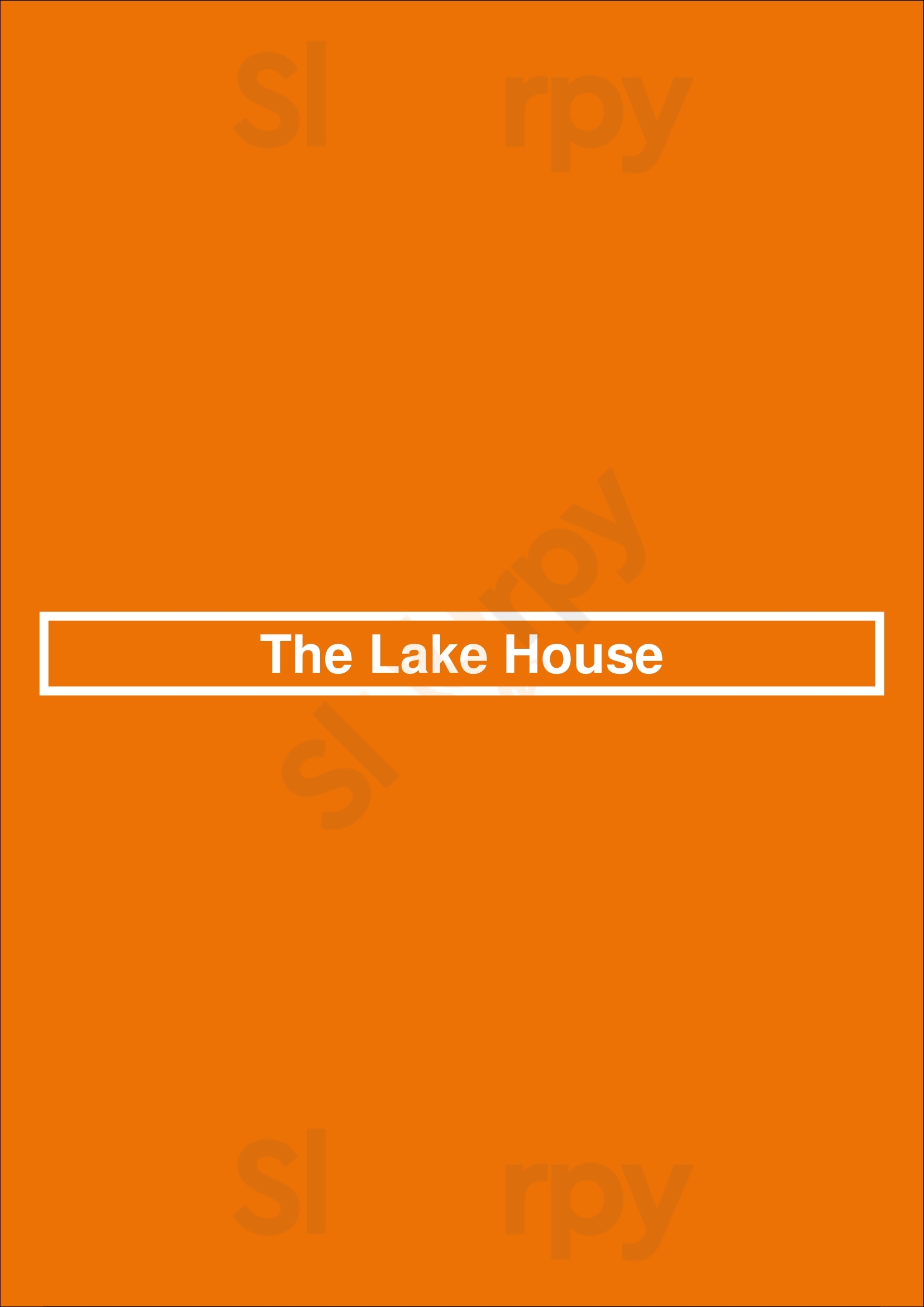The Lake House Dallas Menu - 1