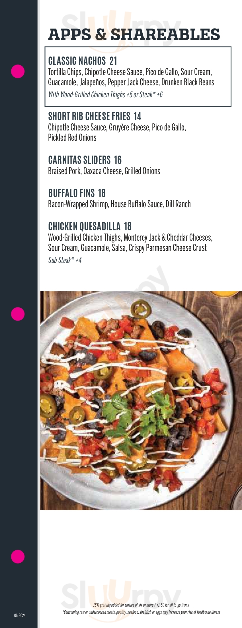 Main Menu - Tower Pizzeria