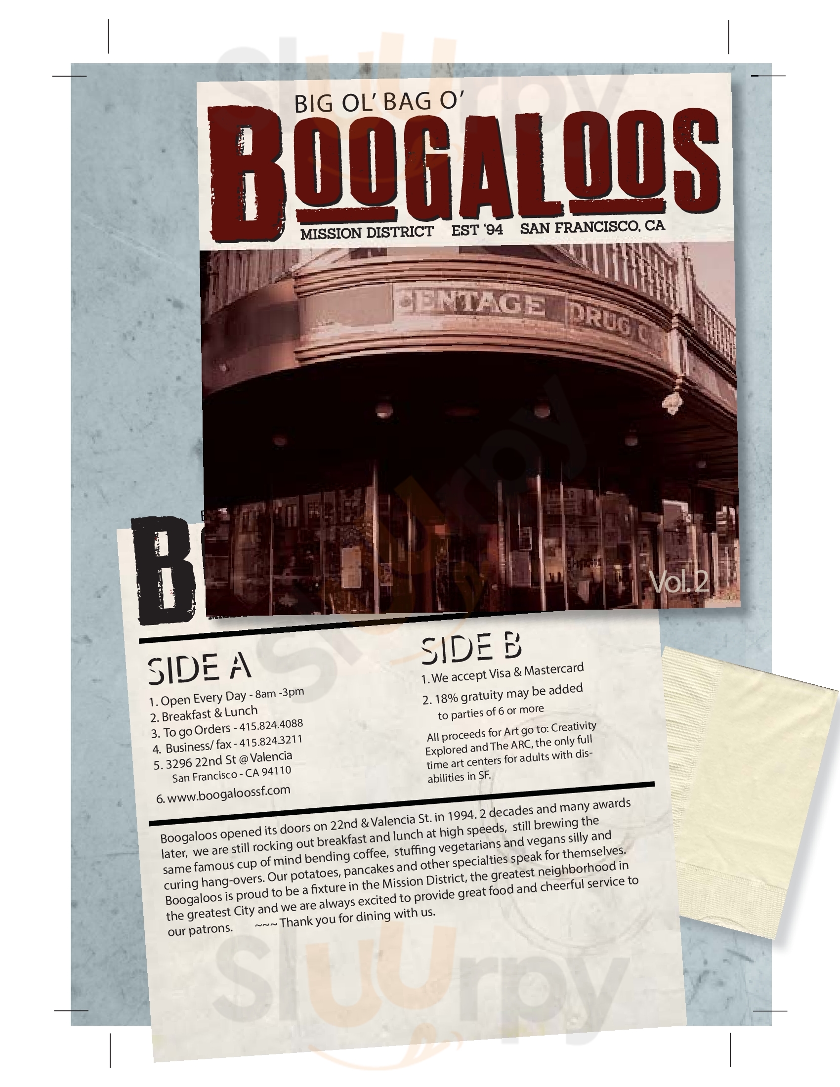 Main Menu - Boogaloos