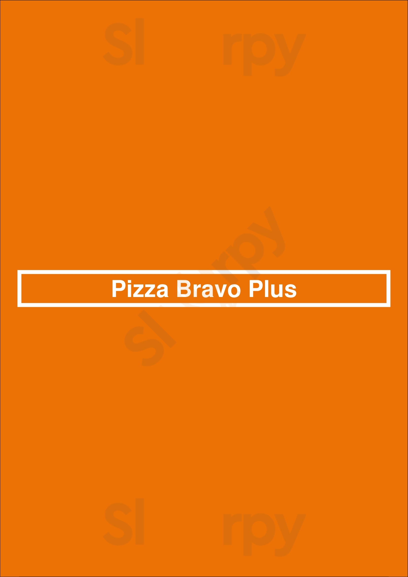 Pizza Bravo Plus Baltimore Menu - 1