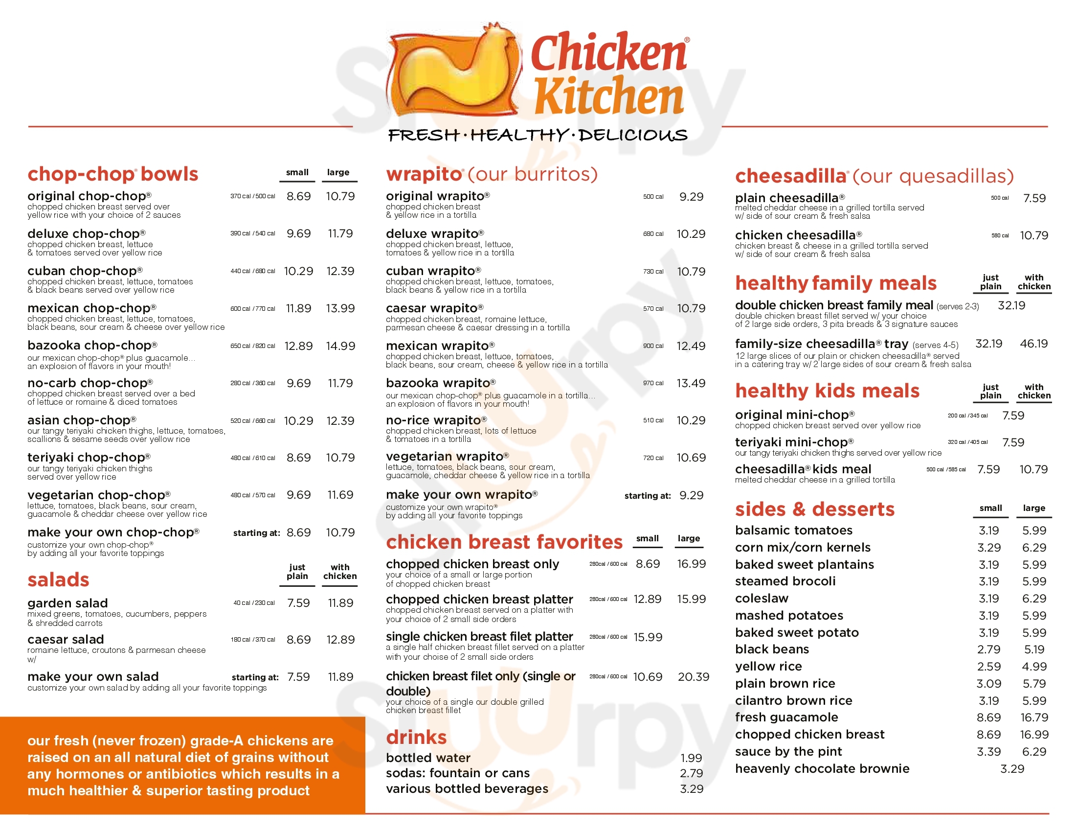 Main Menu - Chicken Kitchen