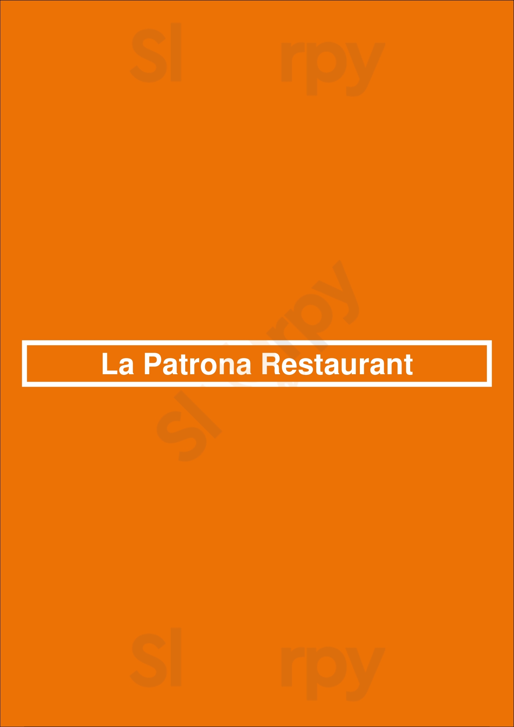 La Patrona Restaurant Bronx Menu - 1