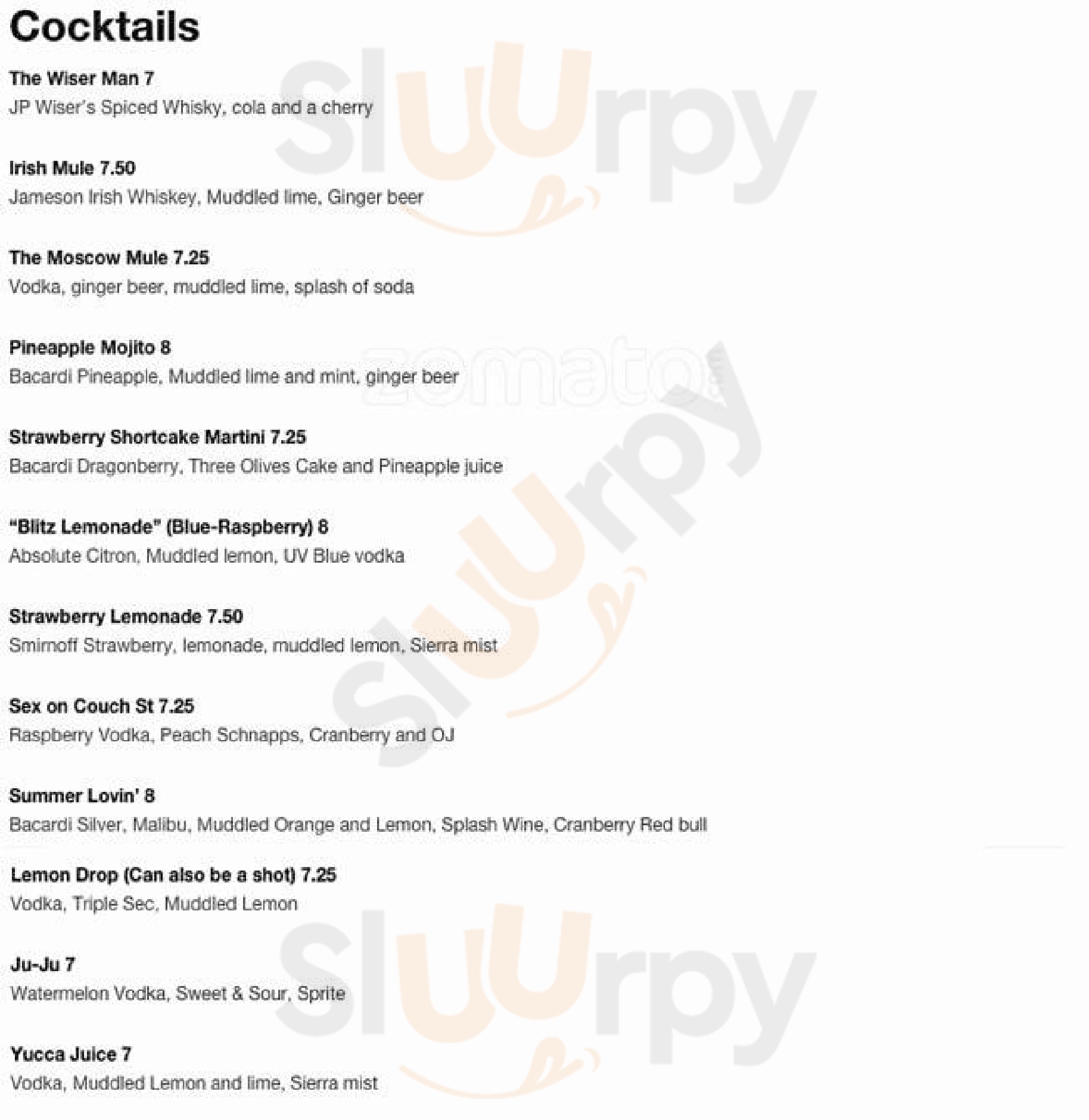 Main Menu - Blitz Bar