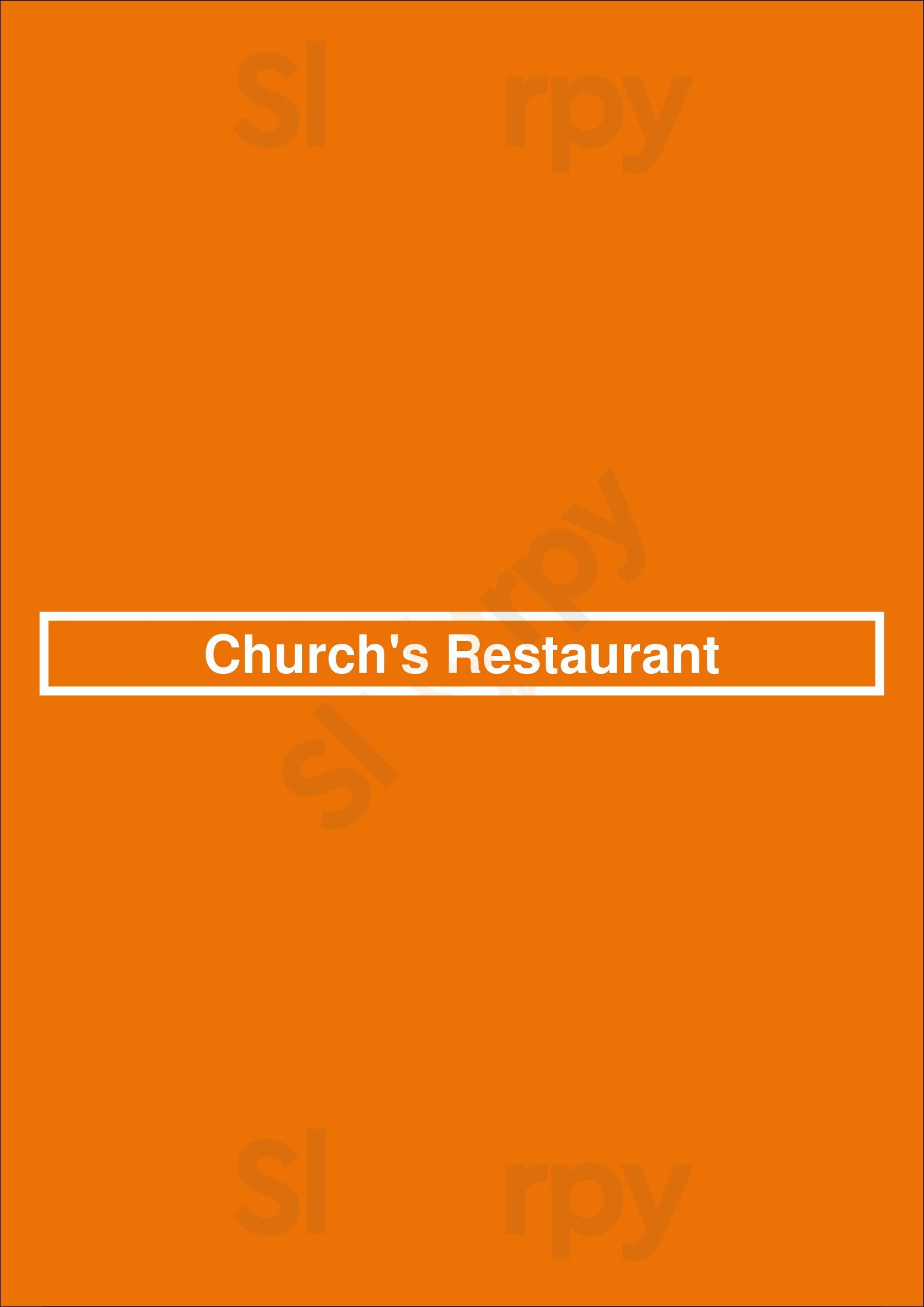 Main Menu - Church's Chicken