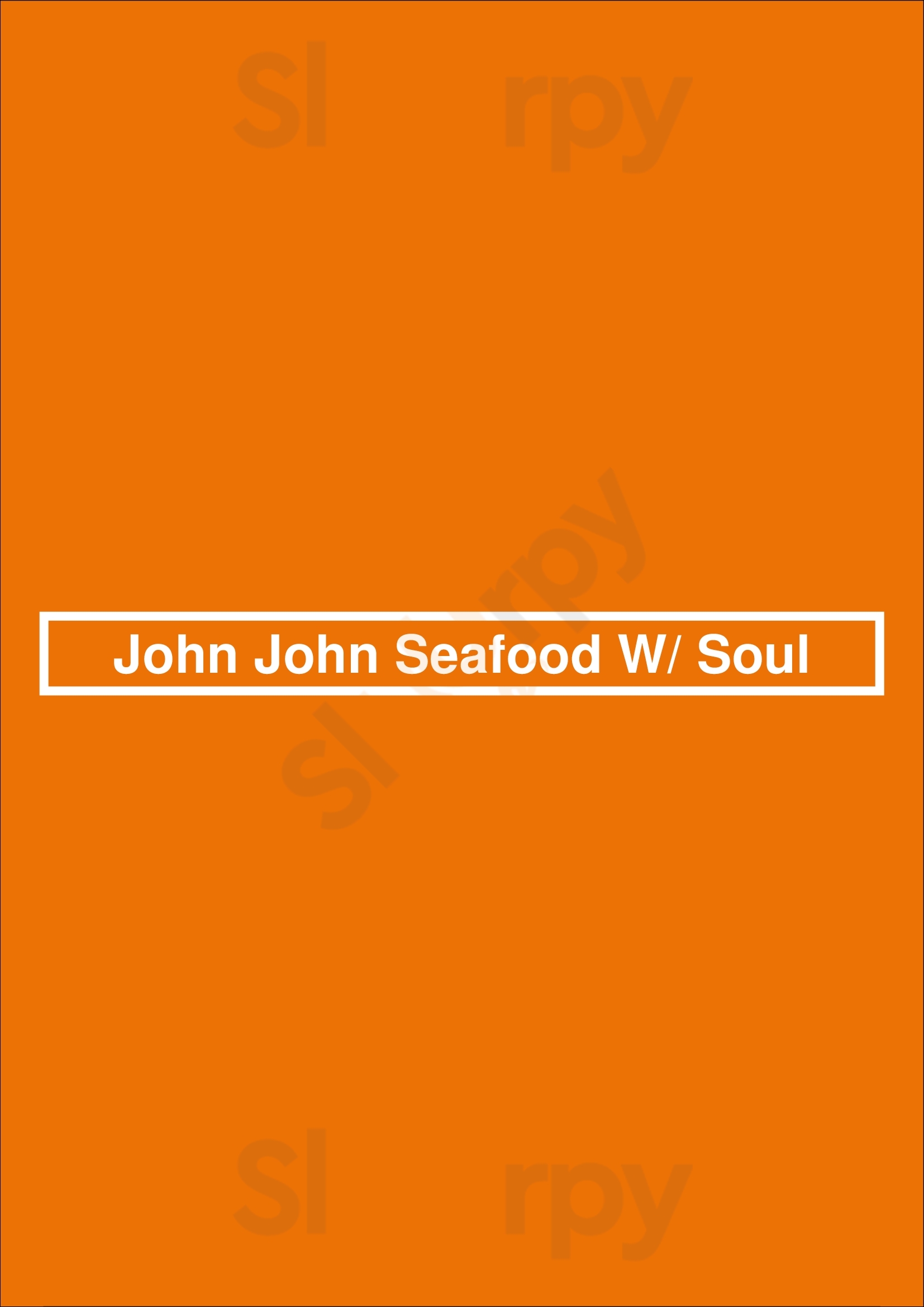 John John Seafood W/ Soul Cleveland Menu - 1