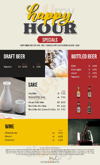 H2o Sushi & Izakaya menu