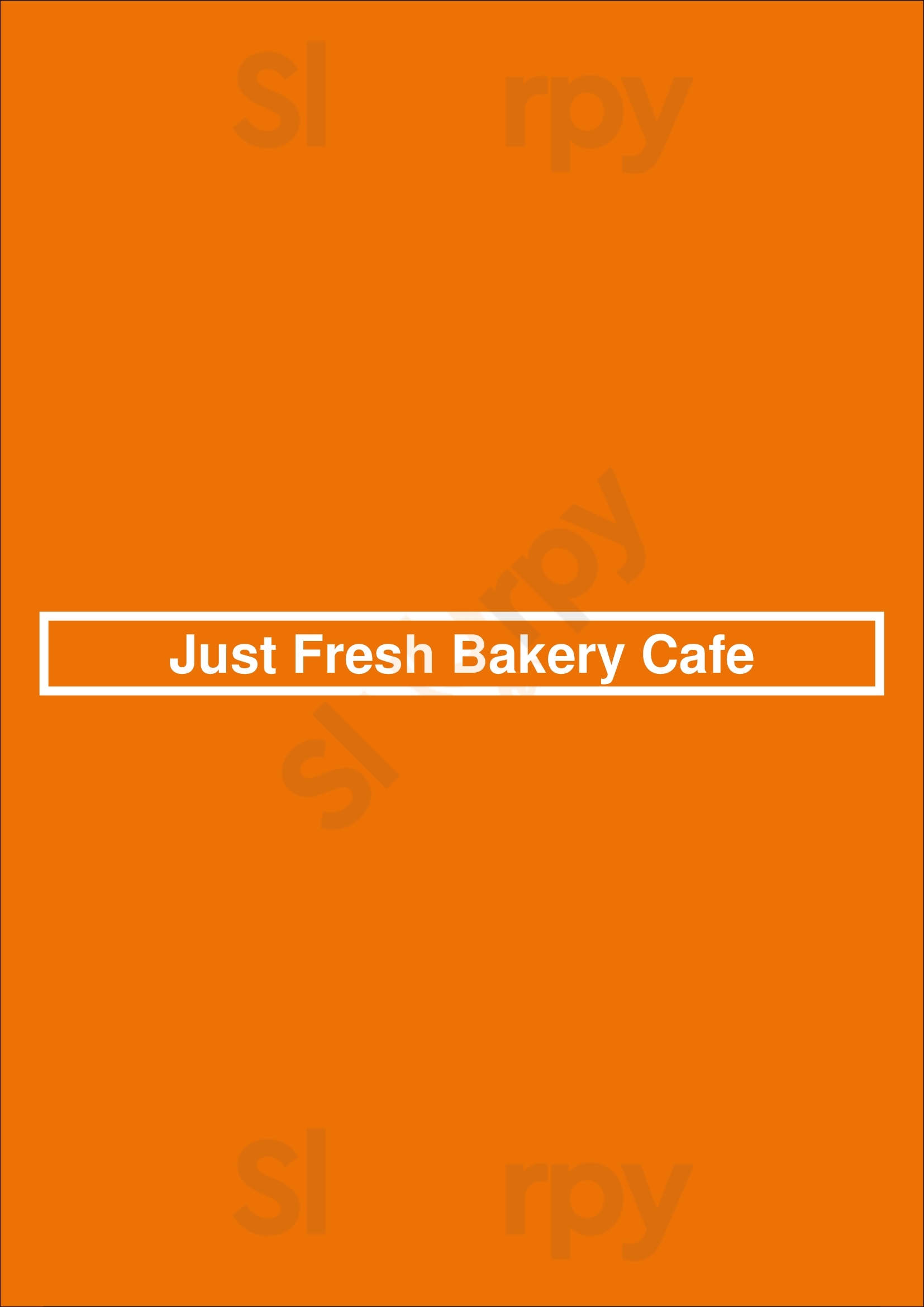 Just Fresh Bakery Cafe Charlotte Menu - 1