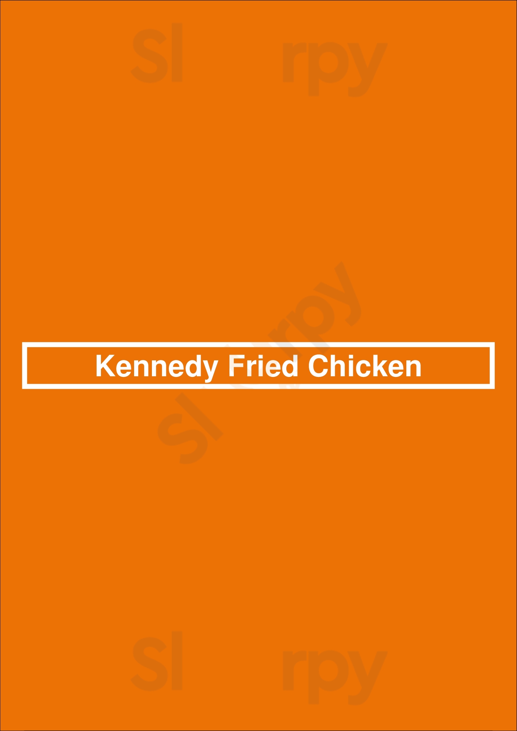 Kennedy Fried Chicken Bronx Menu - 1