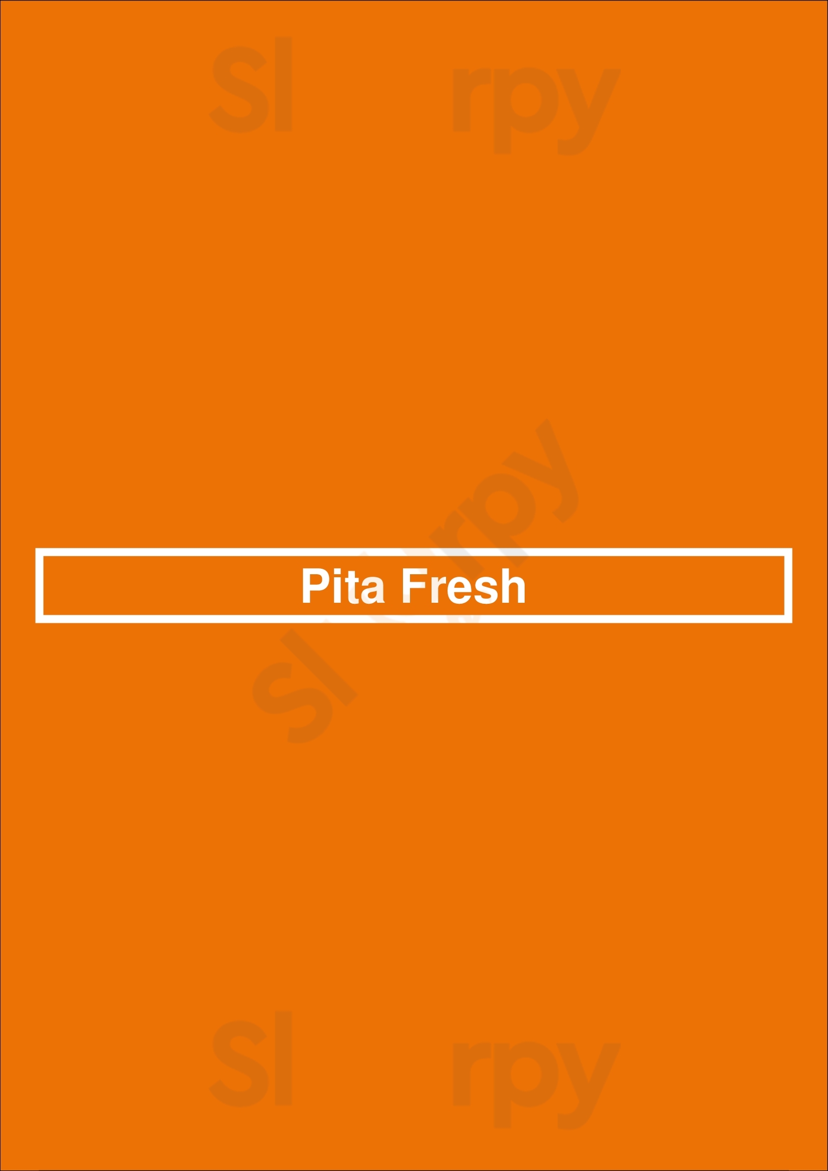 Pita Fresh Denver Menu - 1