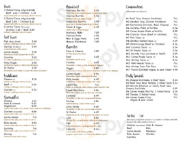 Caliente's Mexican Food