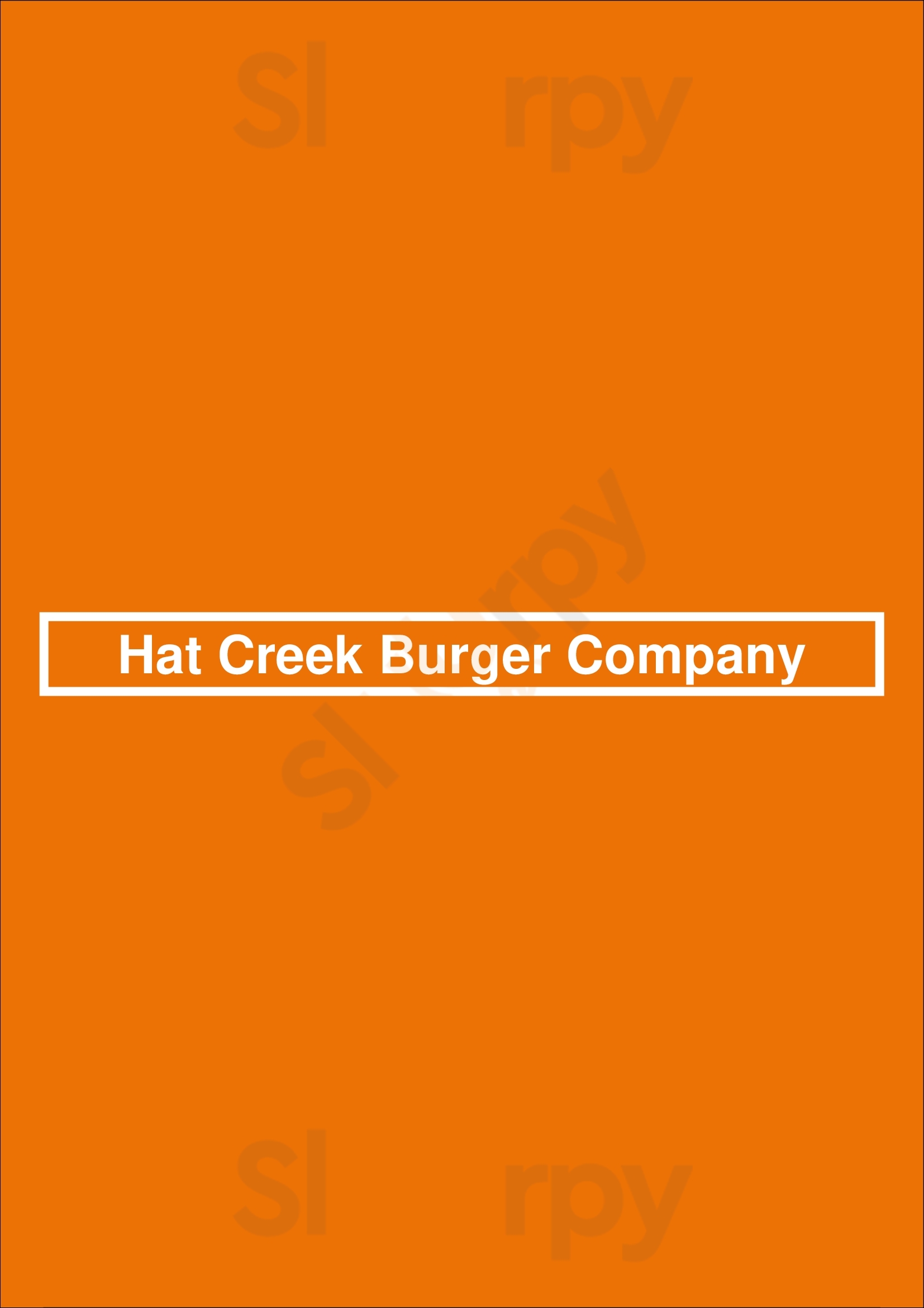 Hat Creek Burger Company Dallas Menu - 1